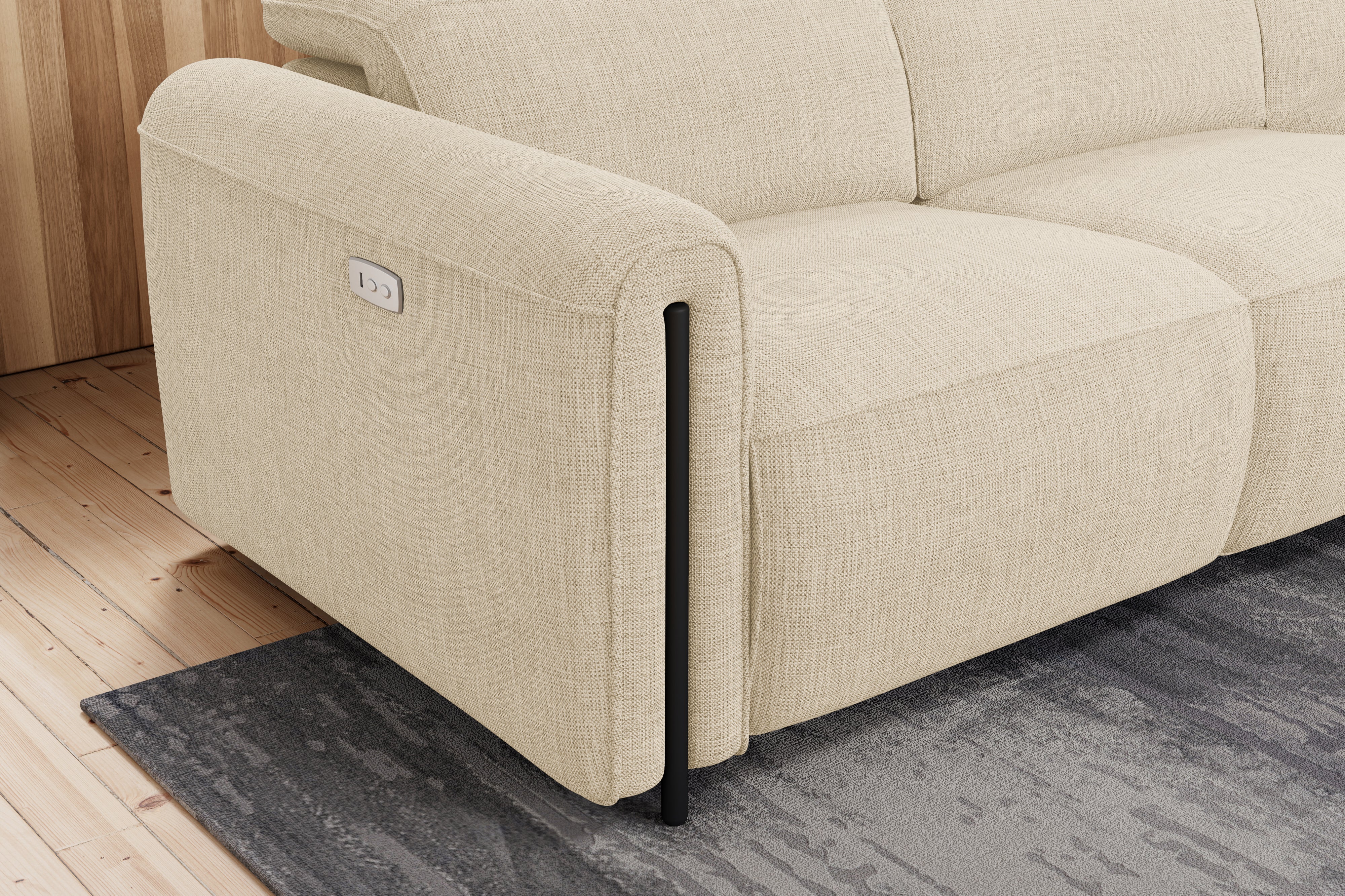 Octavia Fabric Reclining Corner Sectional Cloud Lounge - Image 63
