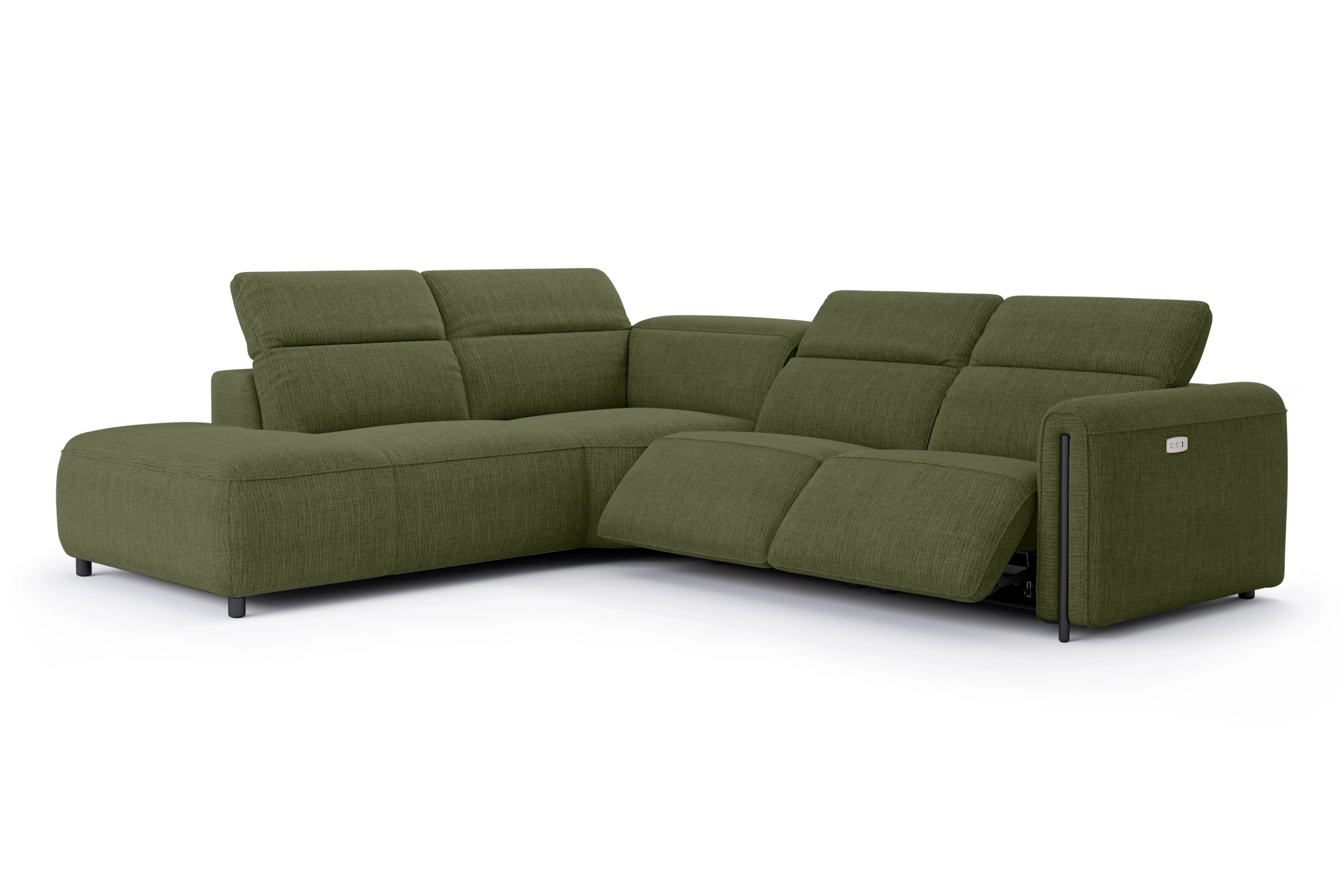 Octavia Fabric Reclining Corner Sectional Cloud Lounge - Image 67