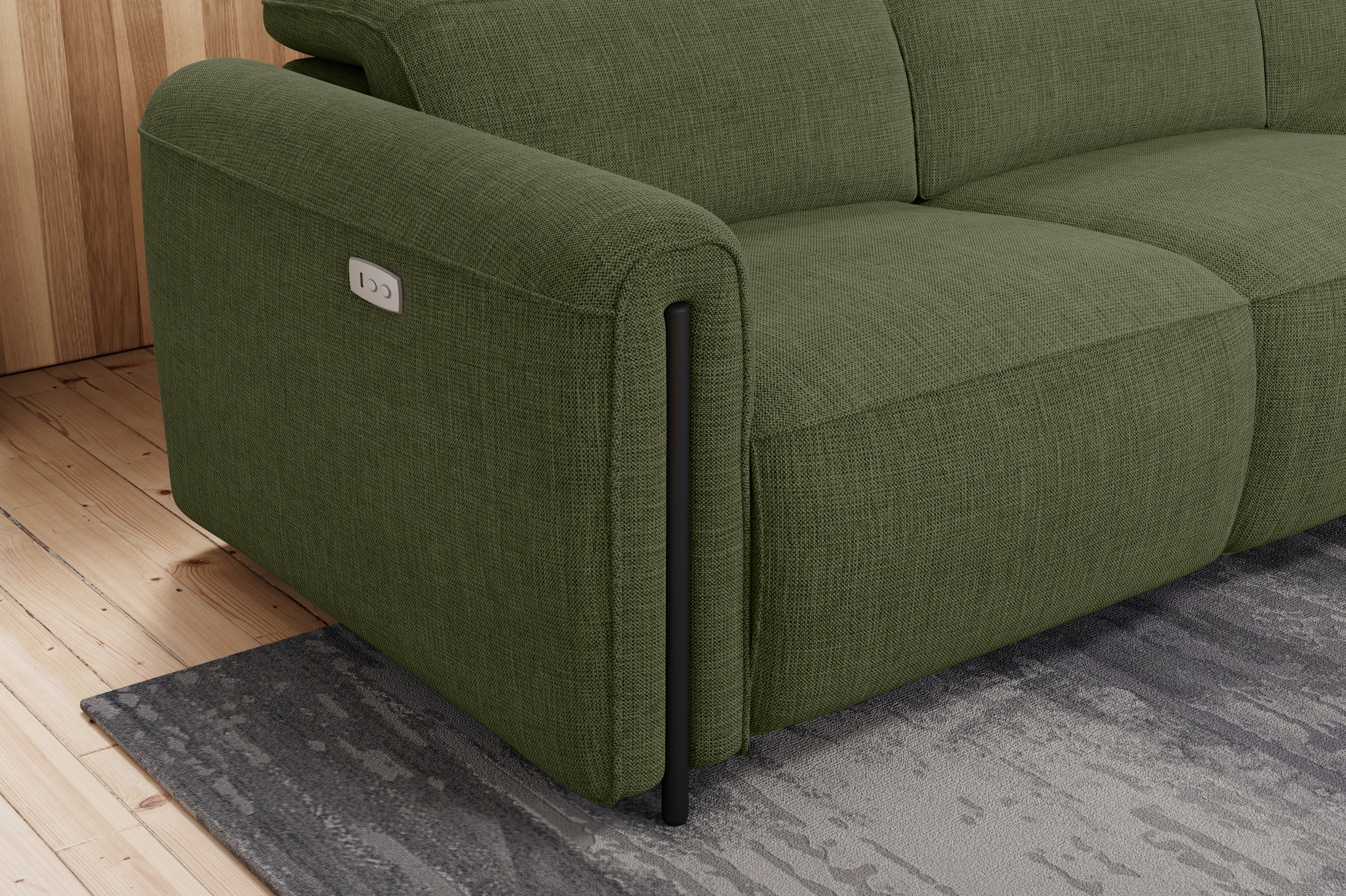 Octavia Fabric Reclining Corner Sectional Cloud Lounge - Image 85
