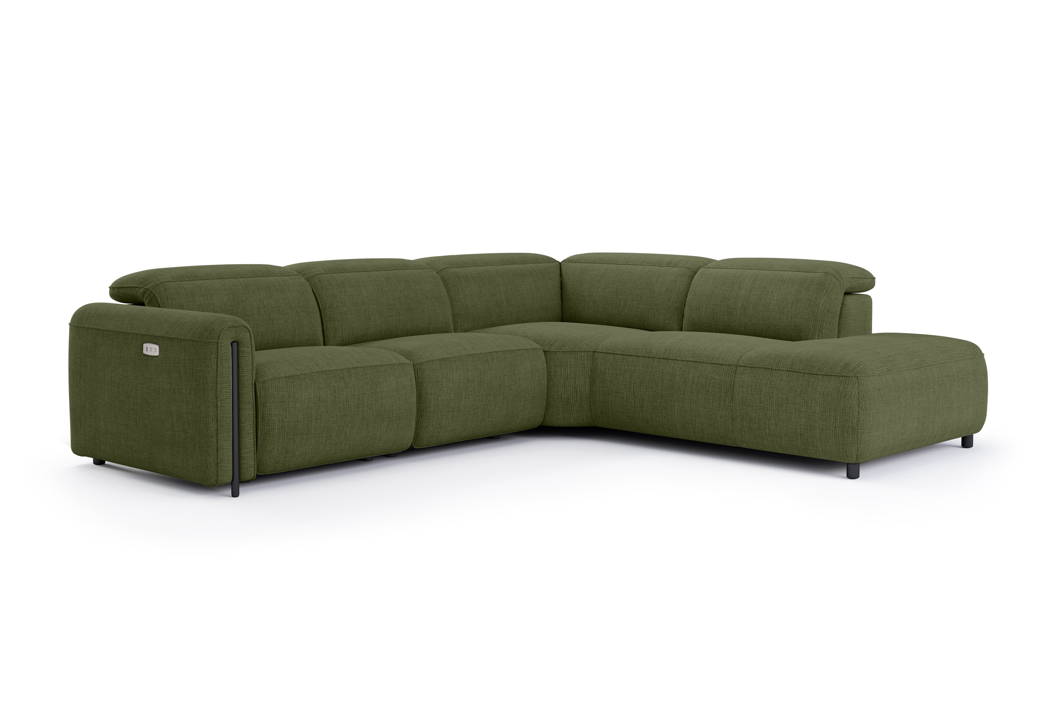 Octavia Fabric Reclining Corner Sectional Cloud Lounge - Image 86