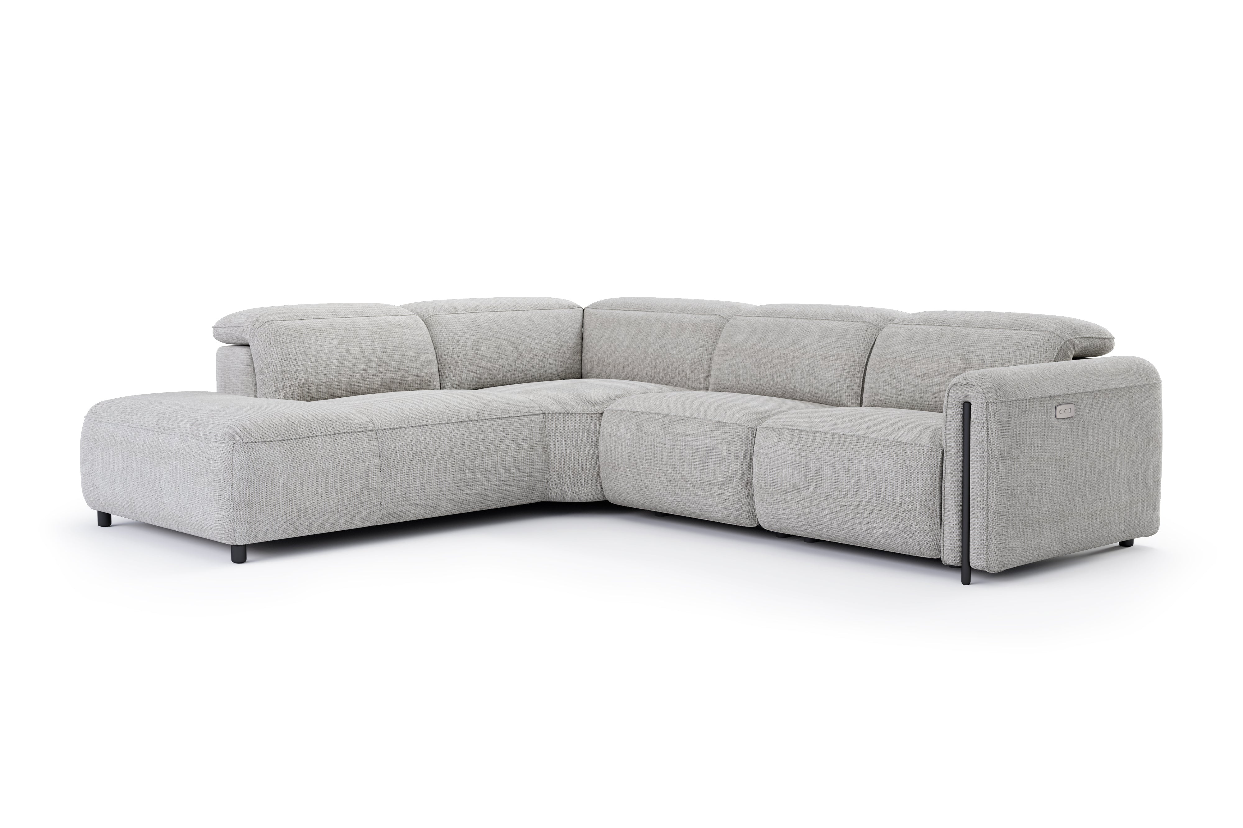 Octavia Fabric Reclining Corner Sectional Cloud Lounge - Image 9