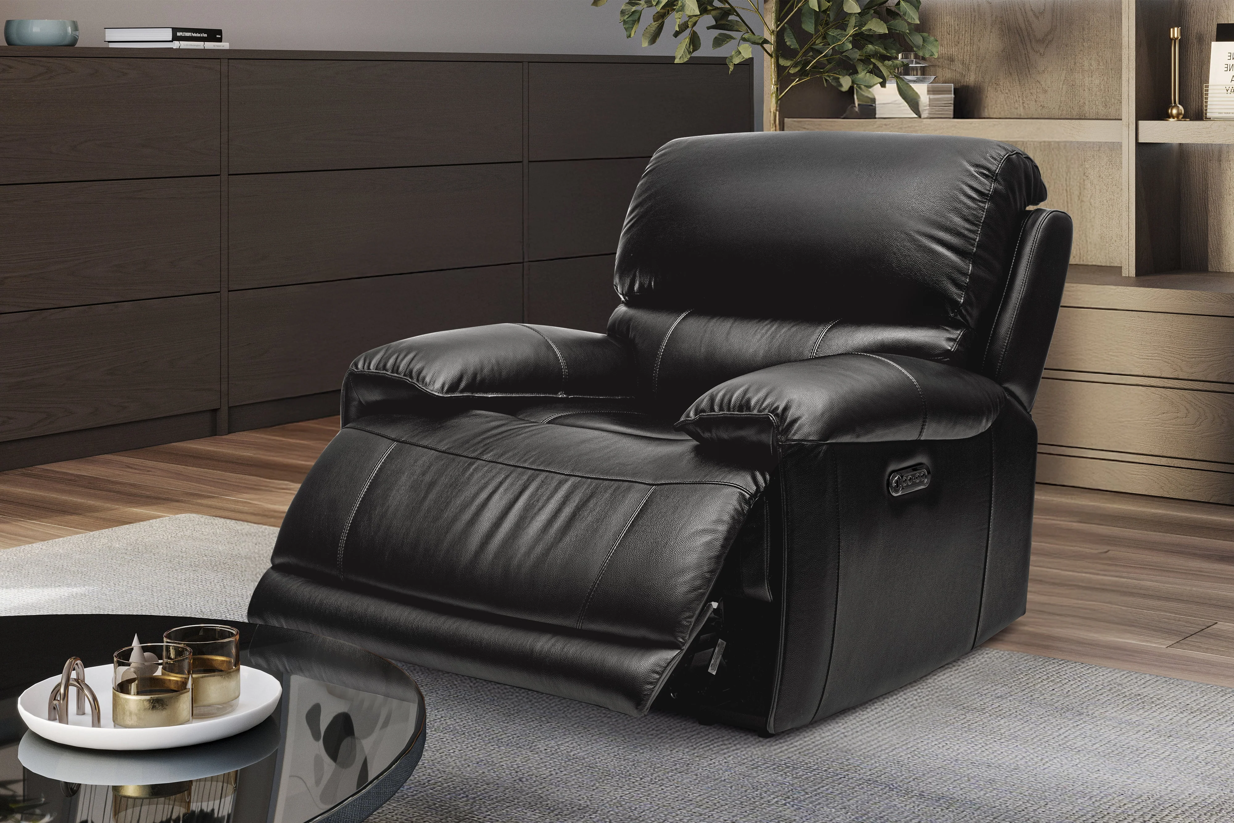 Oliver Leather Recliner Chair - Image 9