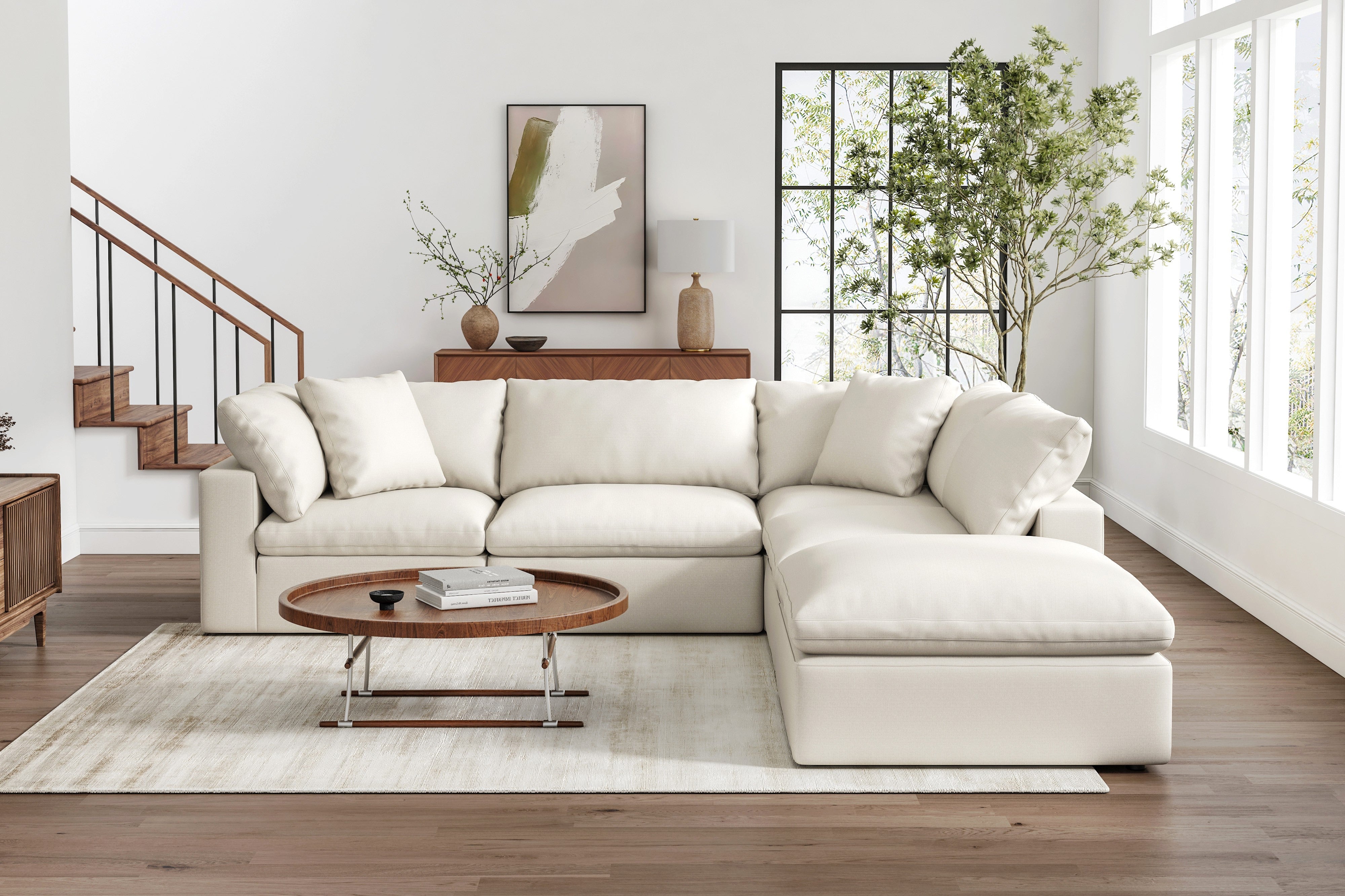 Ophelia Fabric Modular Sectional Lounge - Image 14