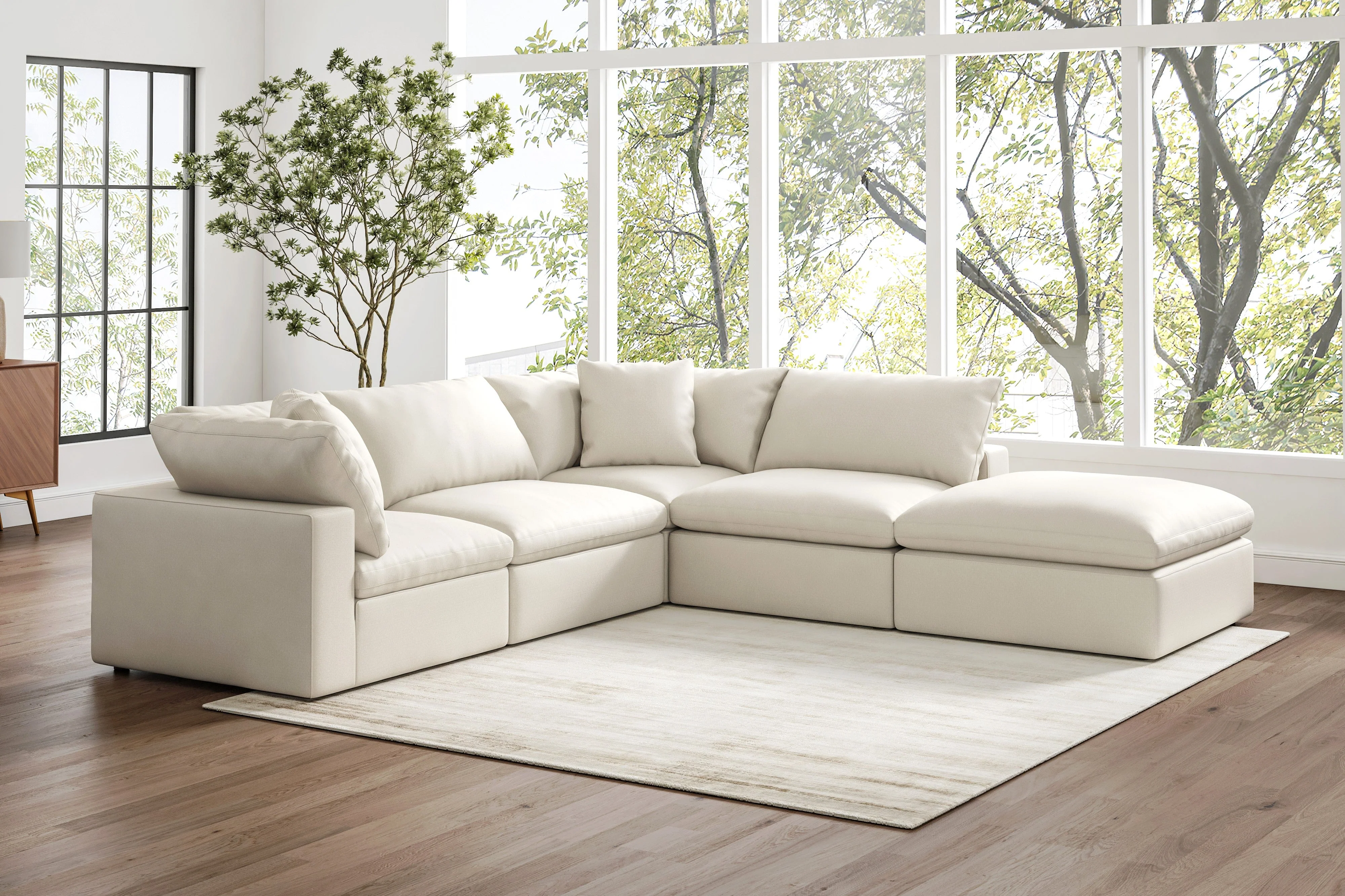 Ophelia Fabric Modular Sectional Lounge - Image 15
