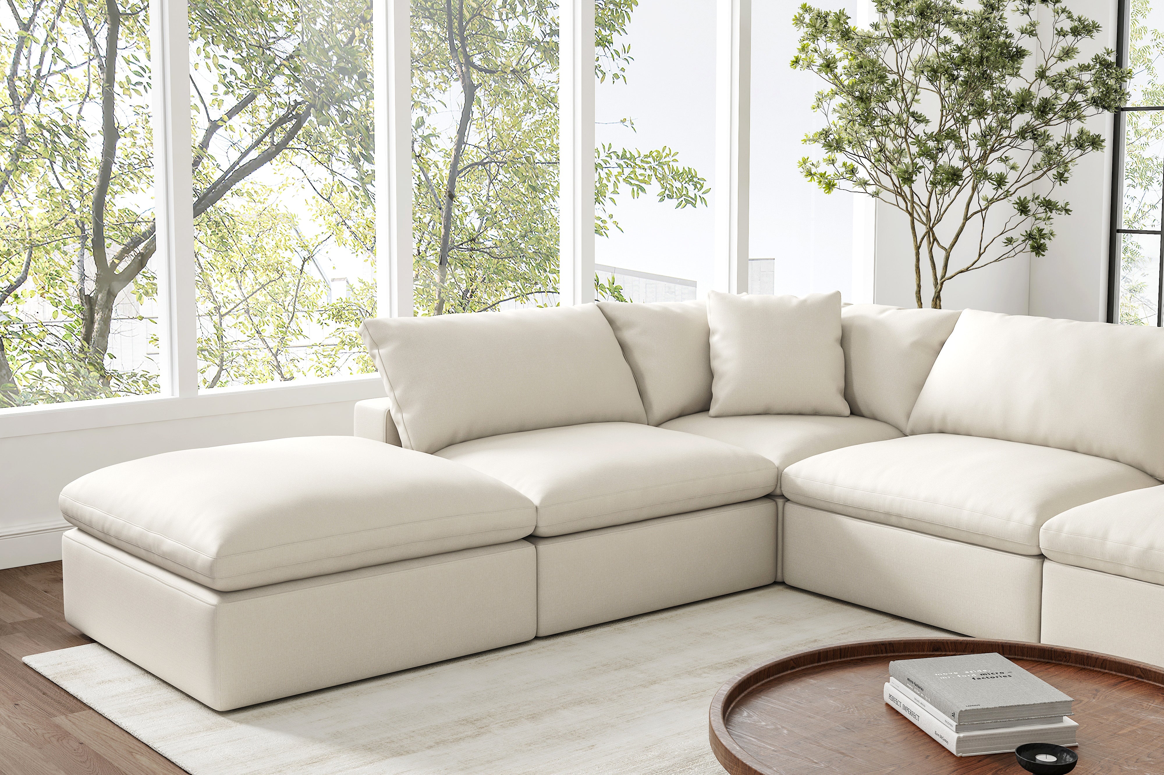 Ophelia Fabric Modular Sectional Lounge - Image 6