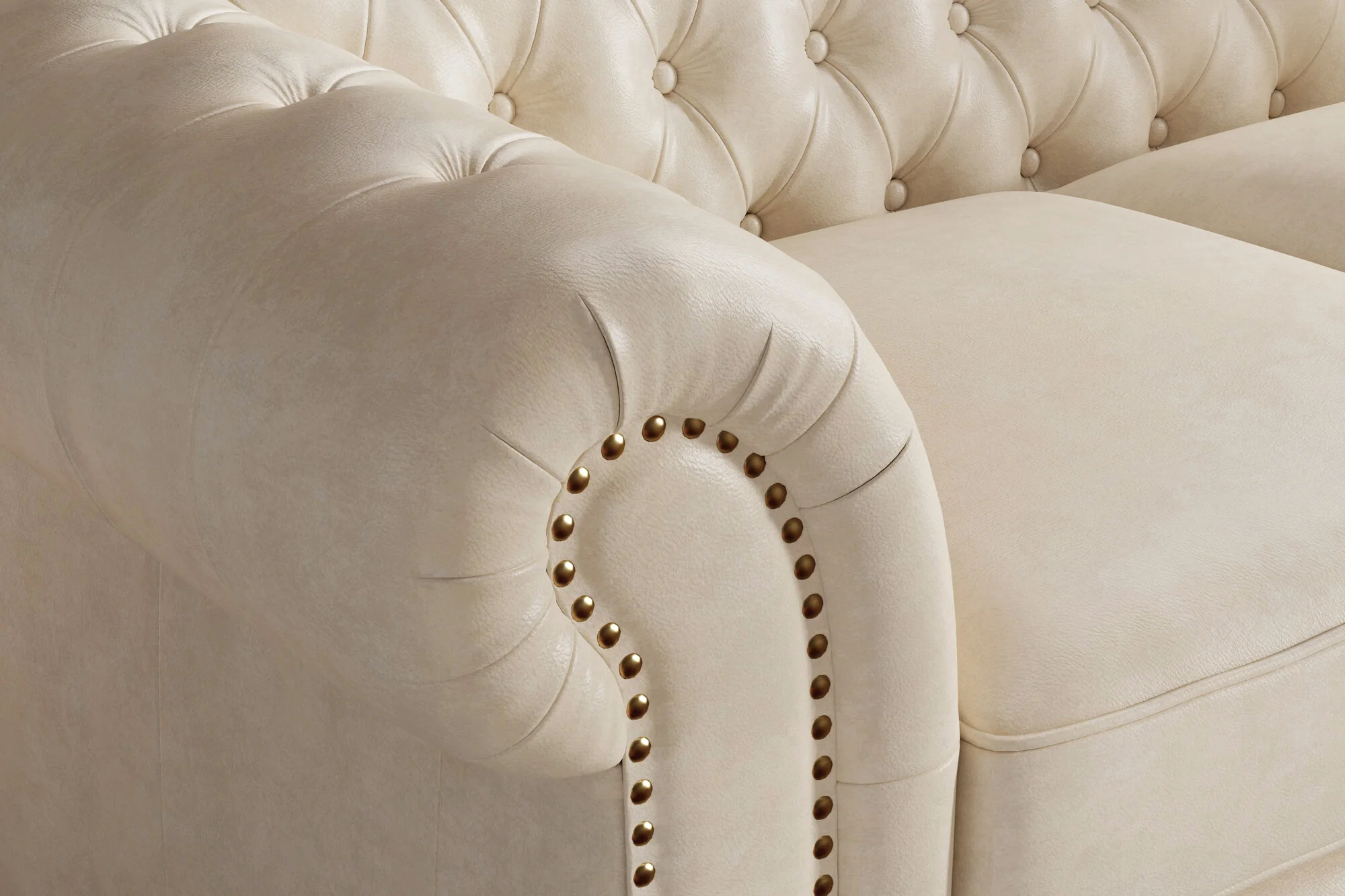 Parma Leather Chesterfield Lounge - Image 14
