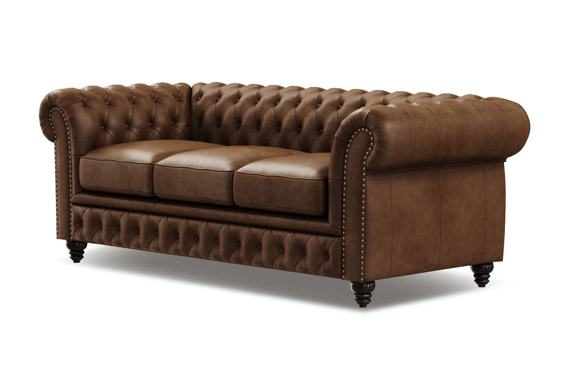 Parma Leather Chesterfield Lounge - Image 36