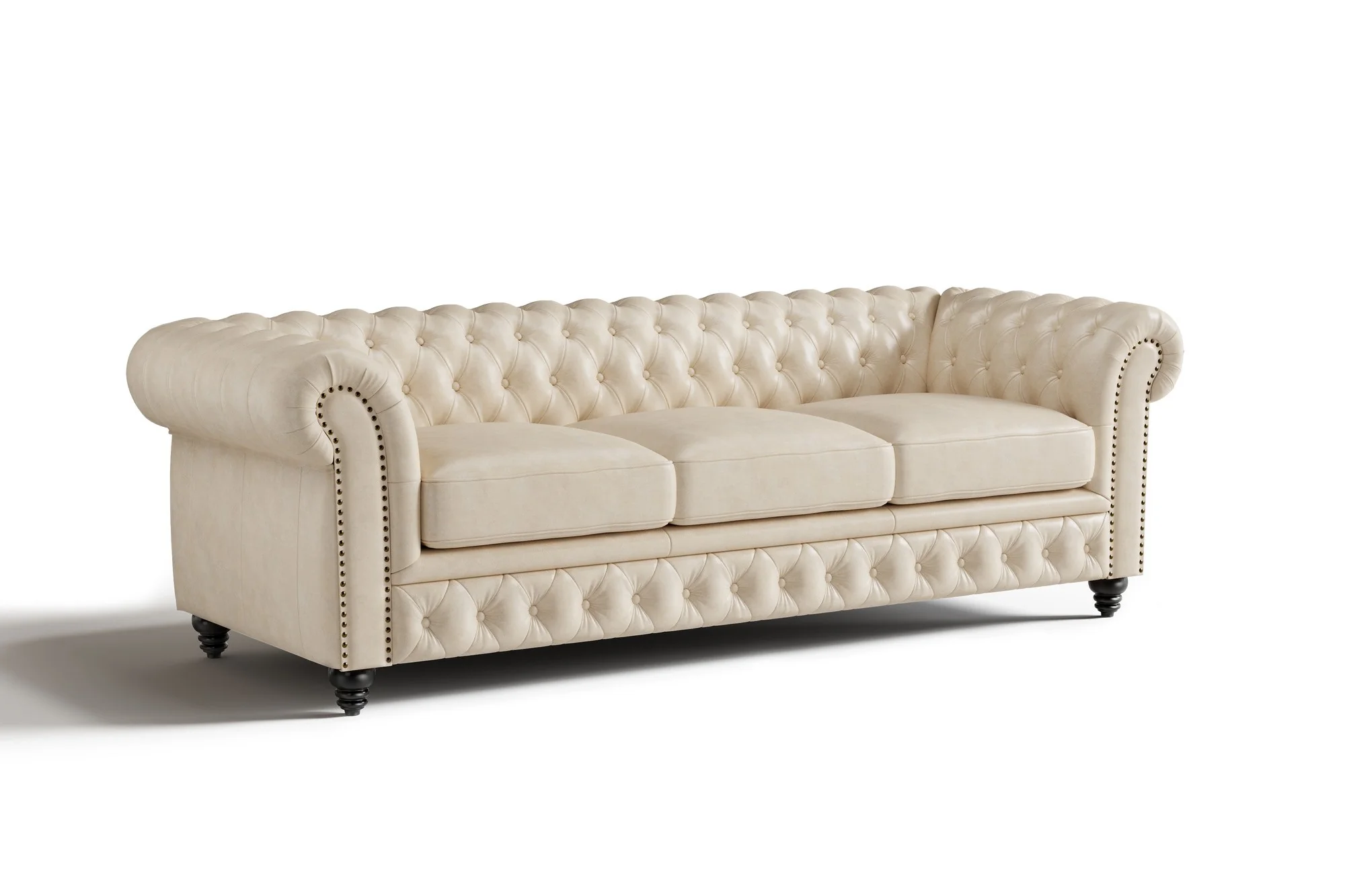 Parma Leather Chesterfield Lounge - Image 9