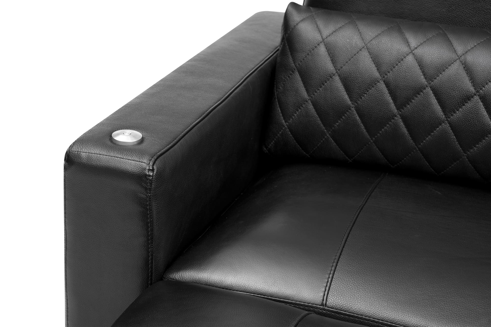 Pisa Leather Lounge Sectional - Image 11