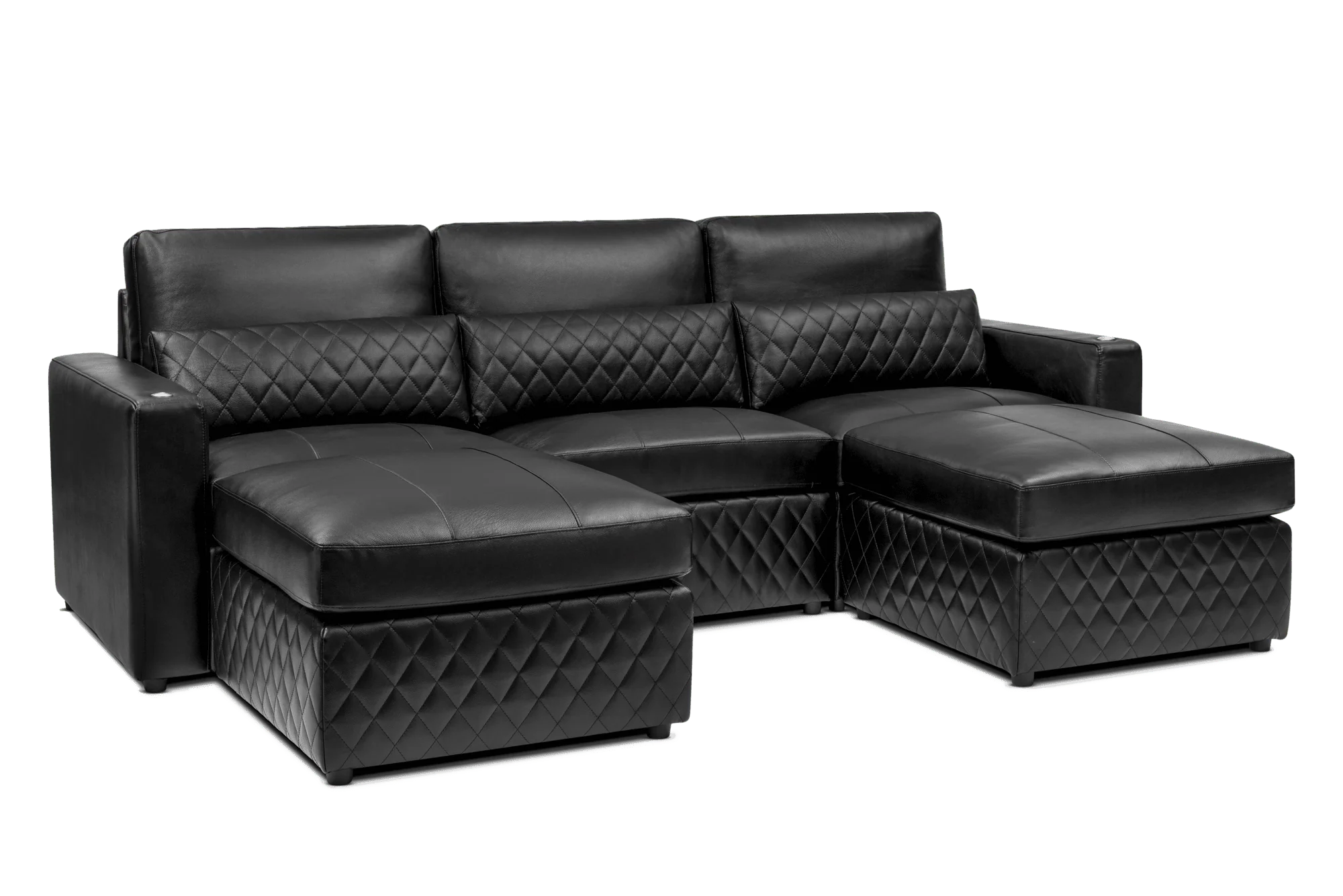 Pisa Leather Lounge Sectional - Image 12