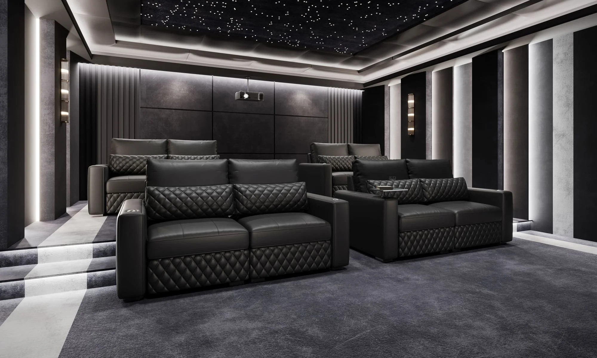 Pisa Leather Lounge Sectional - Image 2