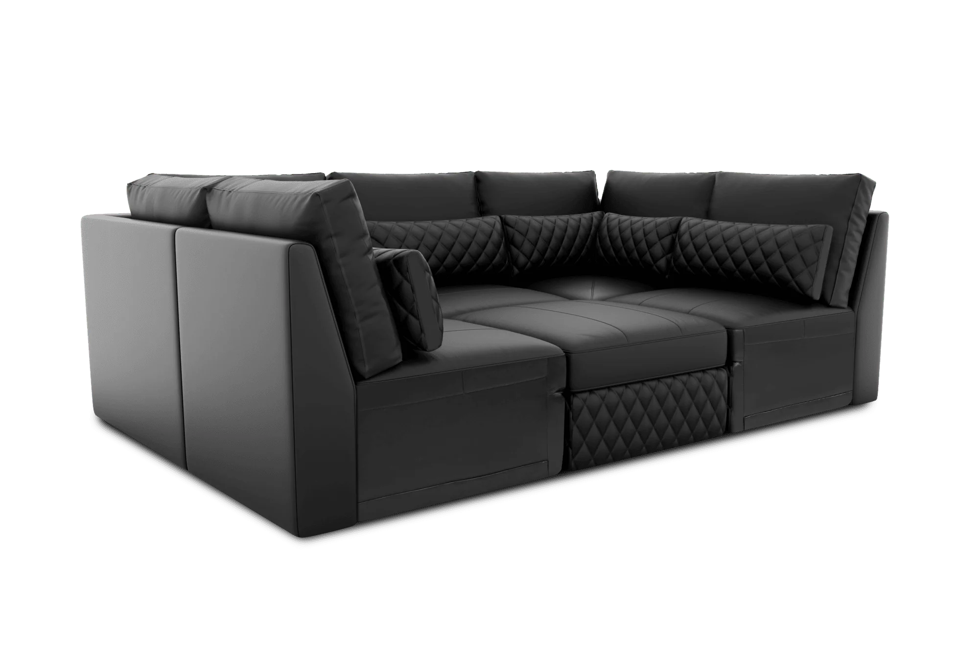 Pisa Leather Lounge Sectional - Image 26