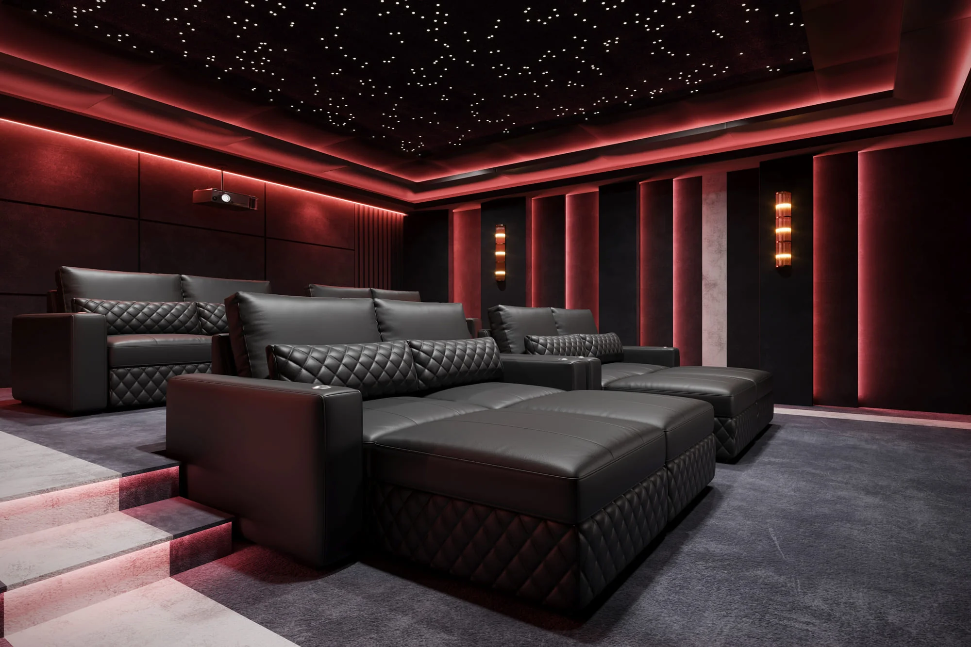 Pisa Leather Lounge Sectional - Image 5