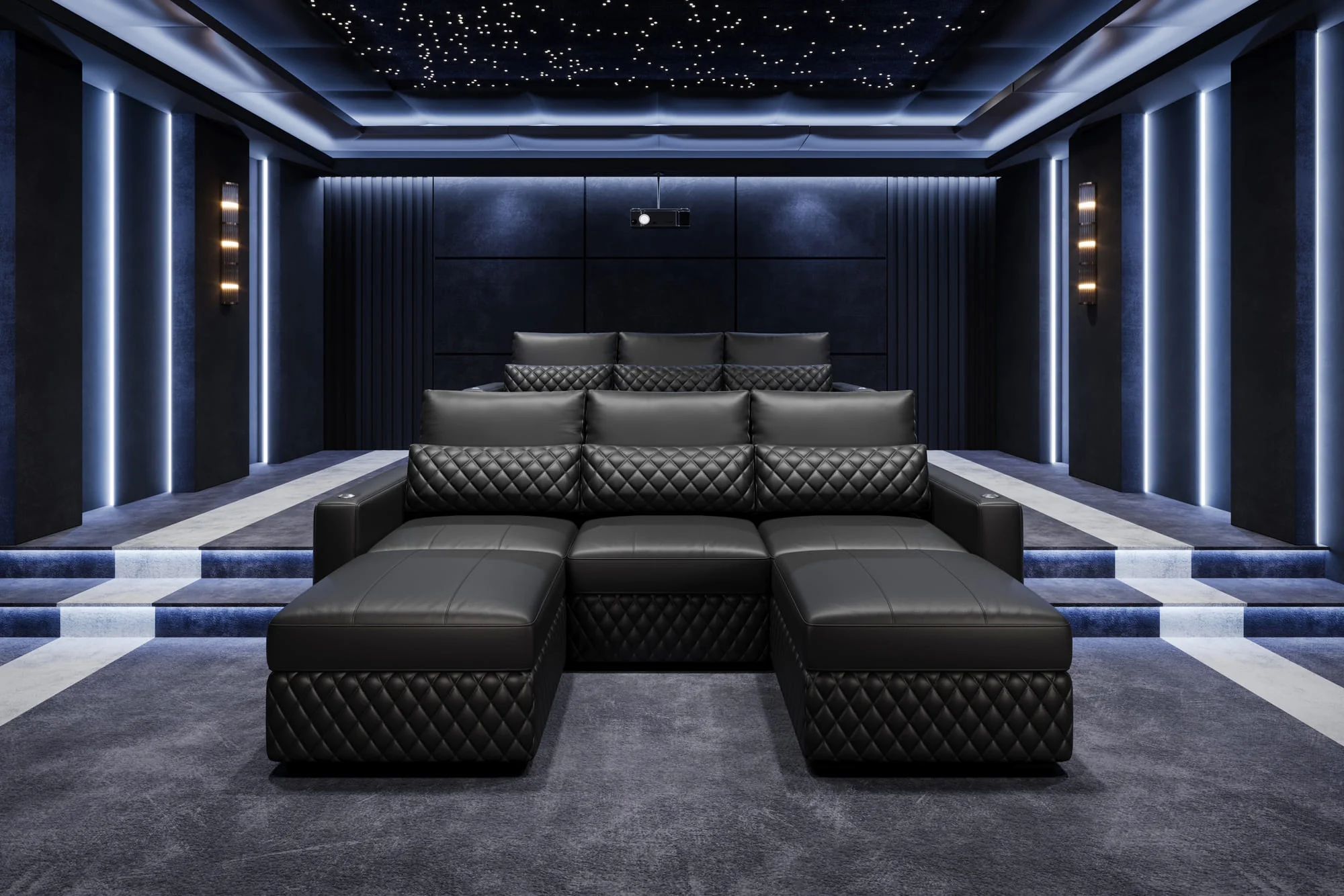 Pisa Leather Lounge Sectional - Image 7