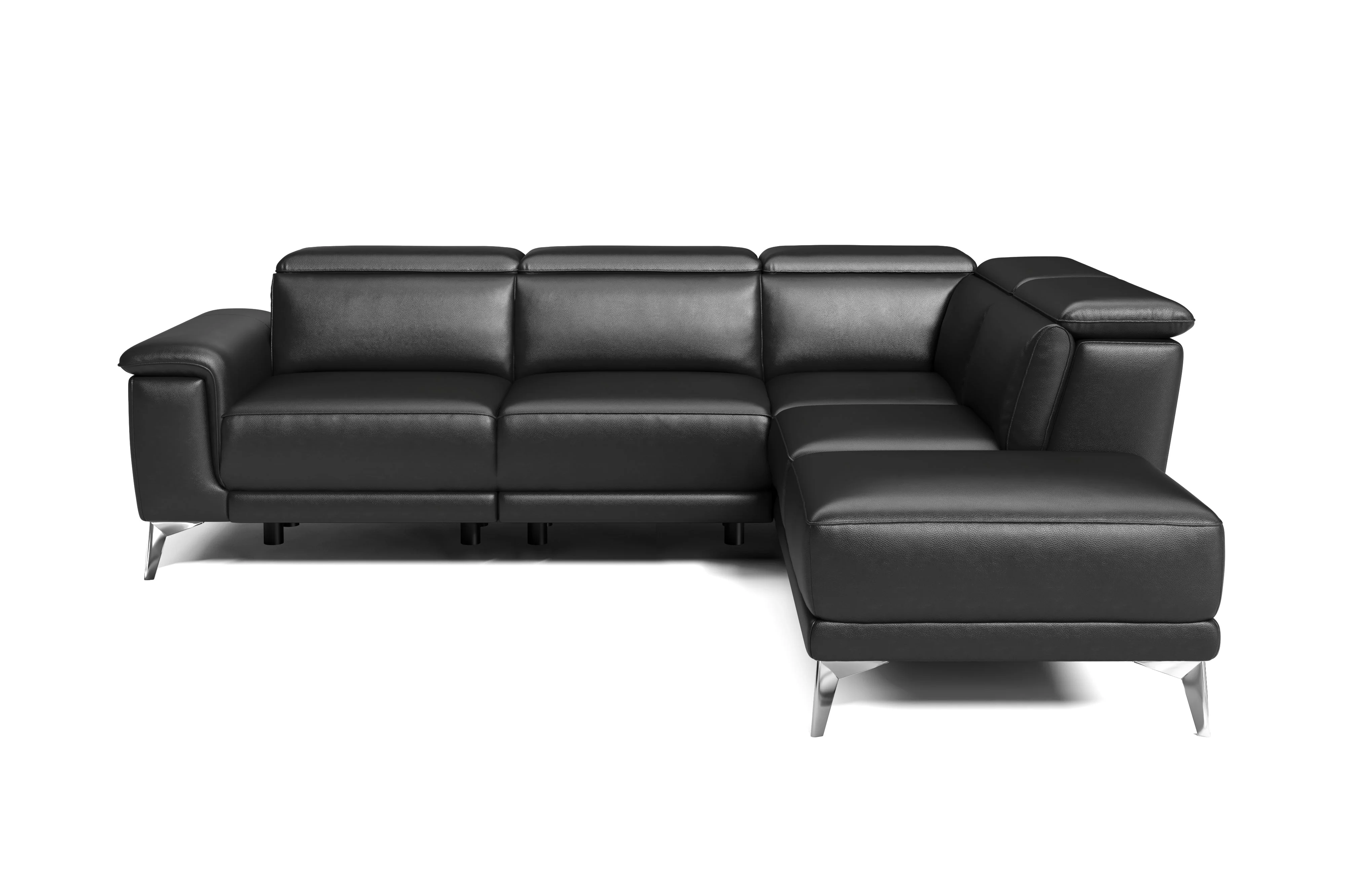 Pista Leather Reclining Sectional Lounge - Image 106