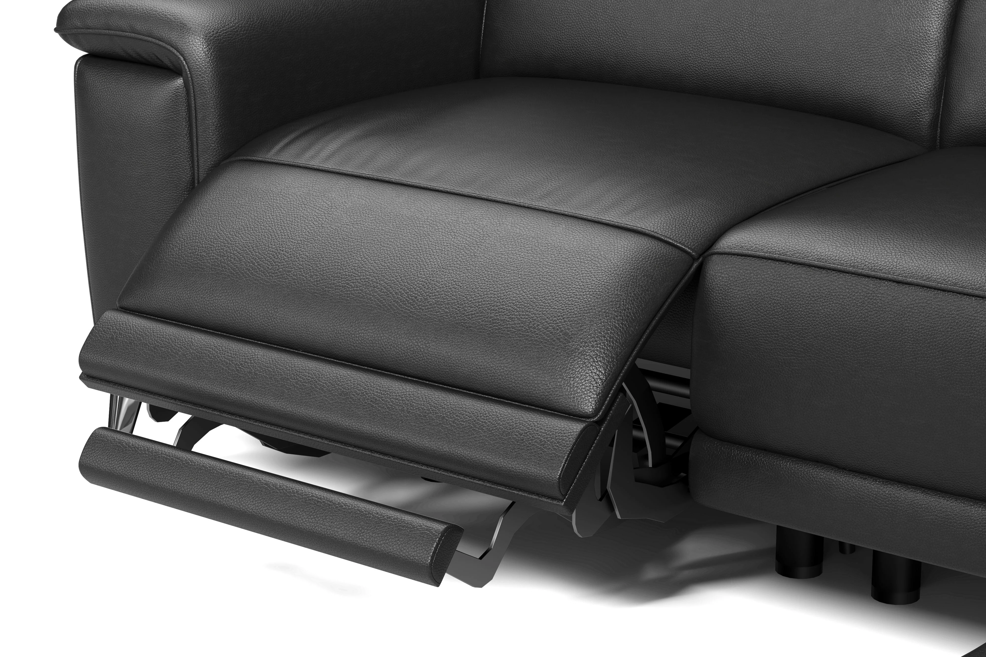 Pista Leather Reclining Sectional Lounge - Image 108