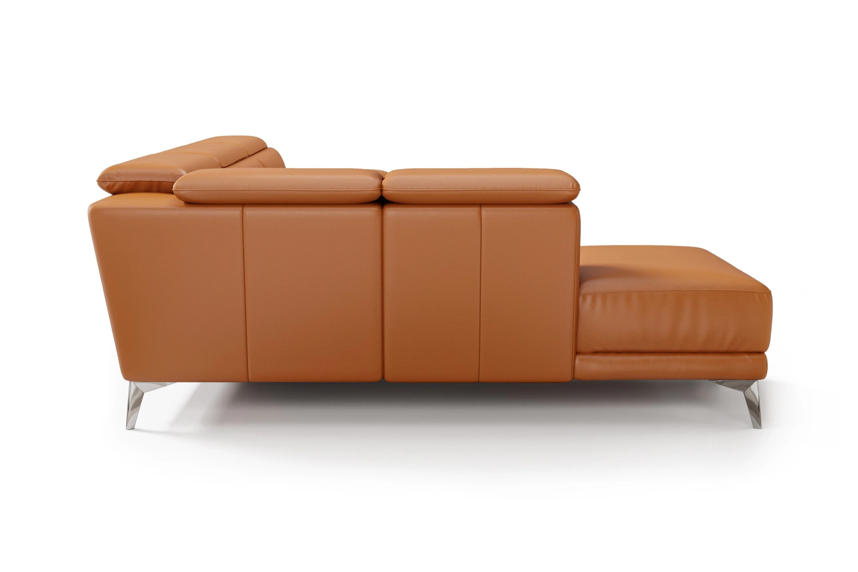 Pista Leather Reclining Sectional Lounge - Image 11