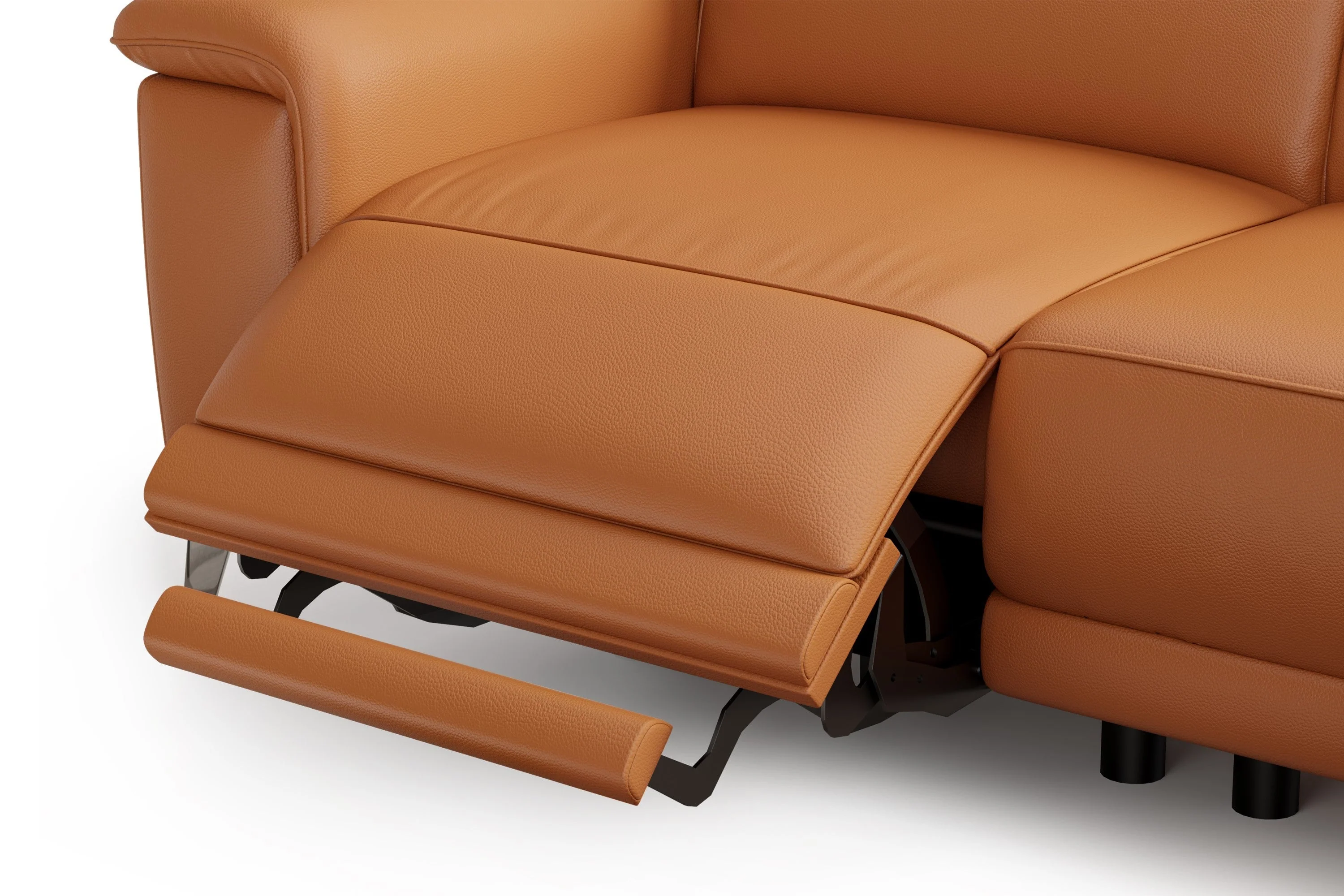 Pista Leather Reclining Sectional Lounge - Image 19