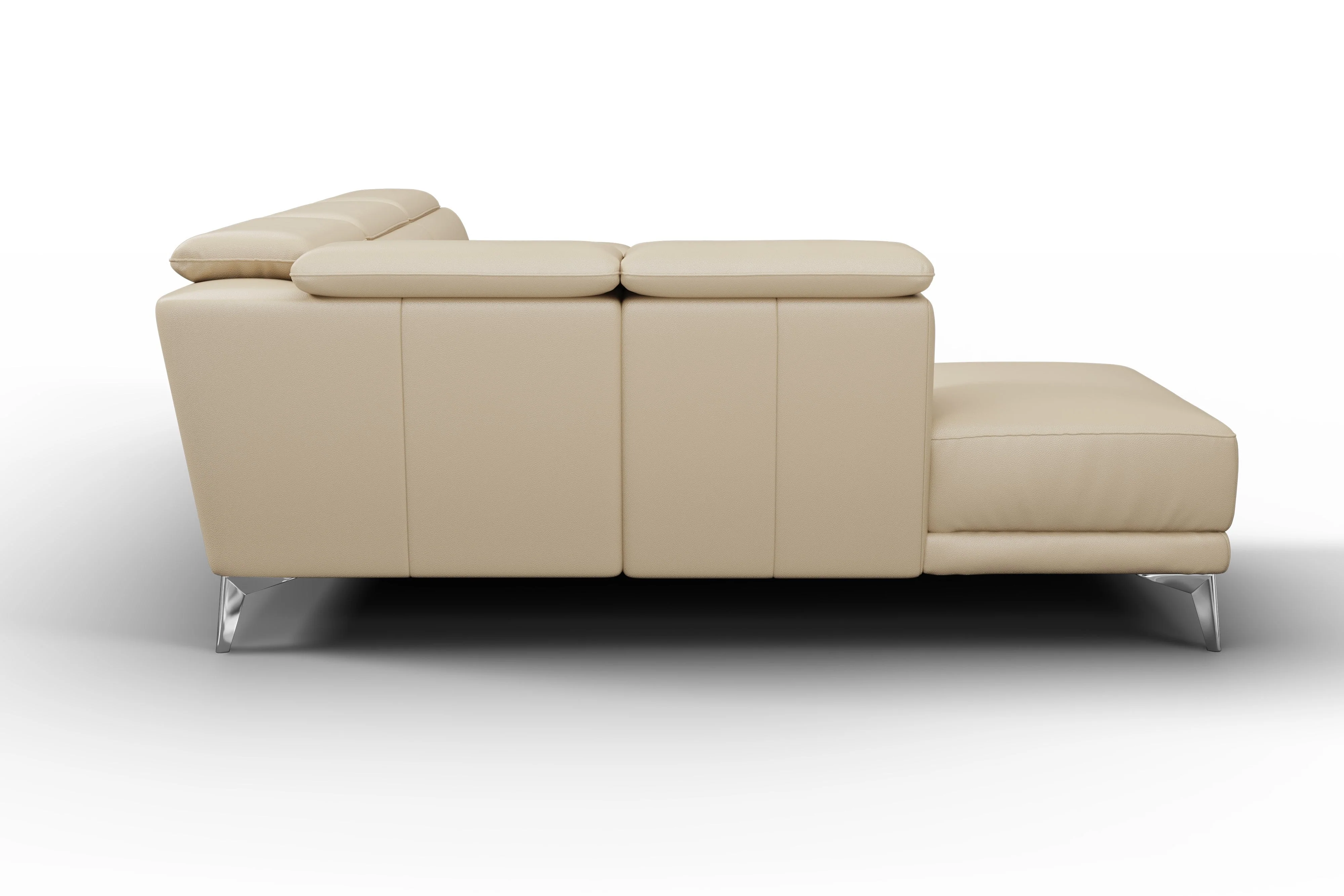 Pista Leather Reclining Sectional Lounge - Image 30