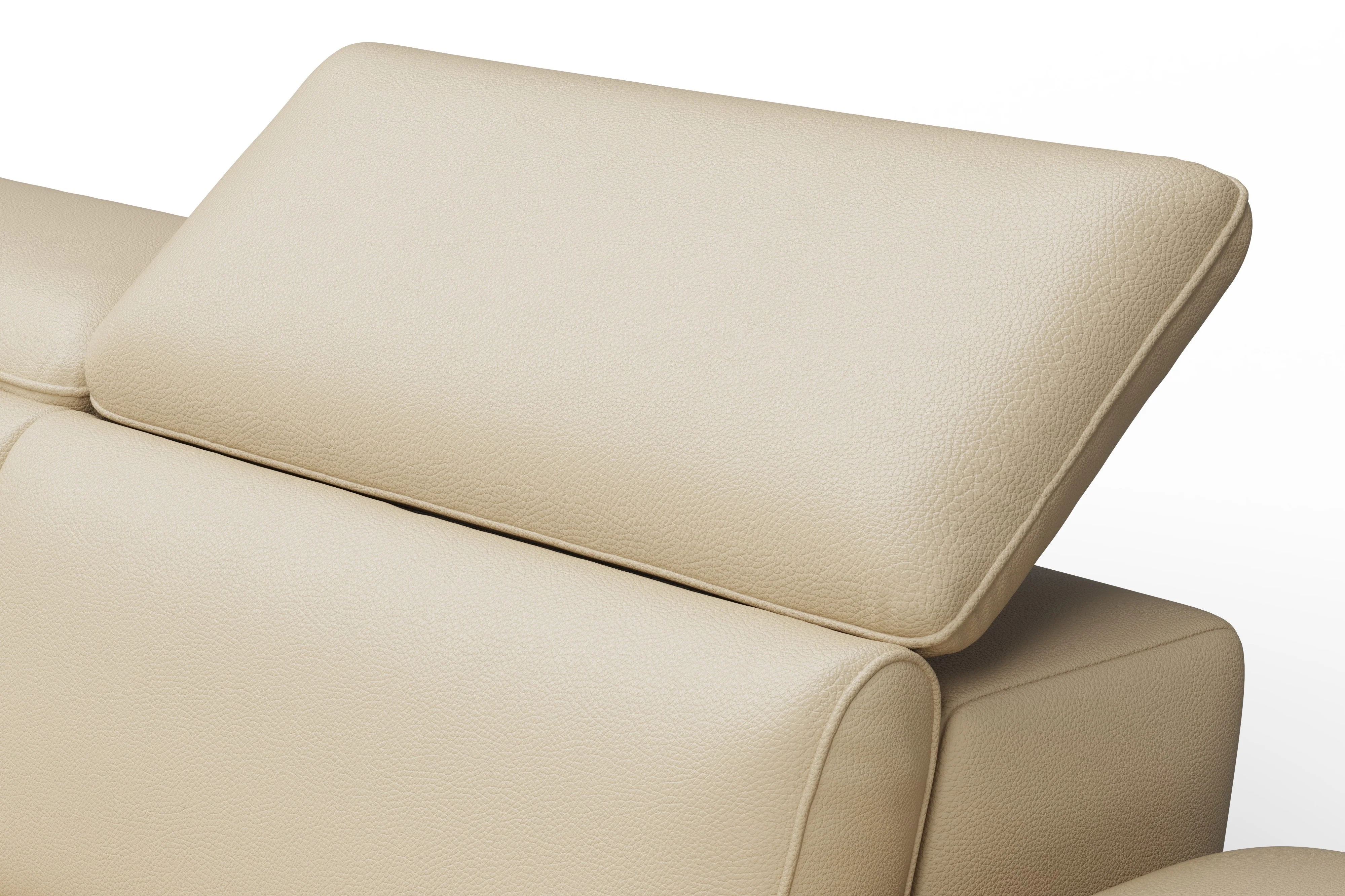 Pista Leather Reclining Sectional Lounge - Image 33