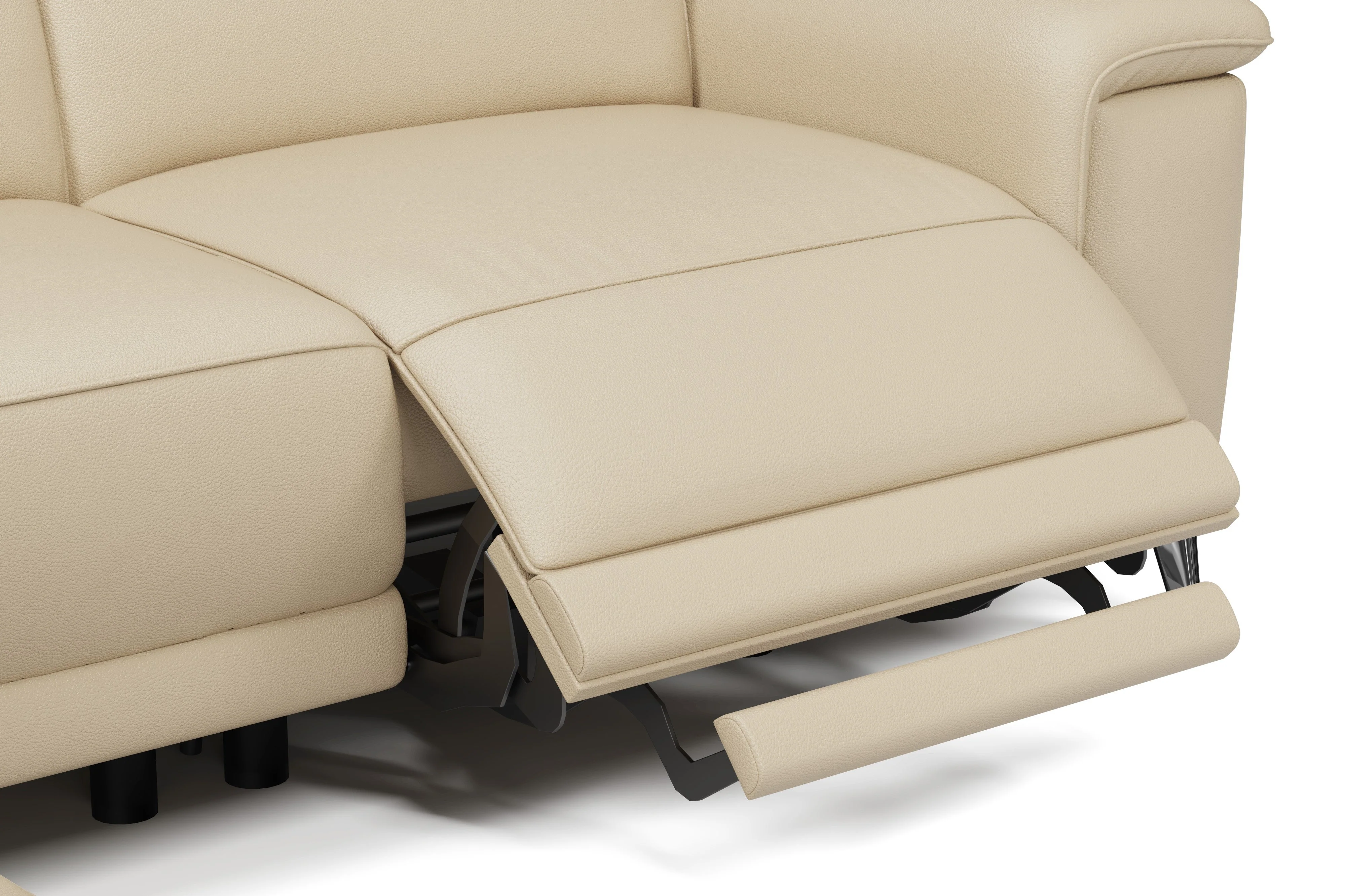 Pista Leather Reclining Sectional Lounge - Image 34