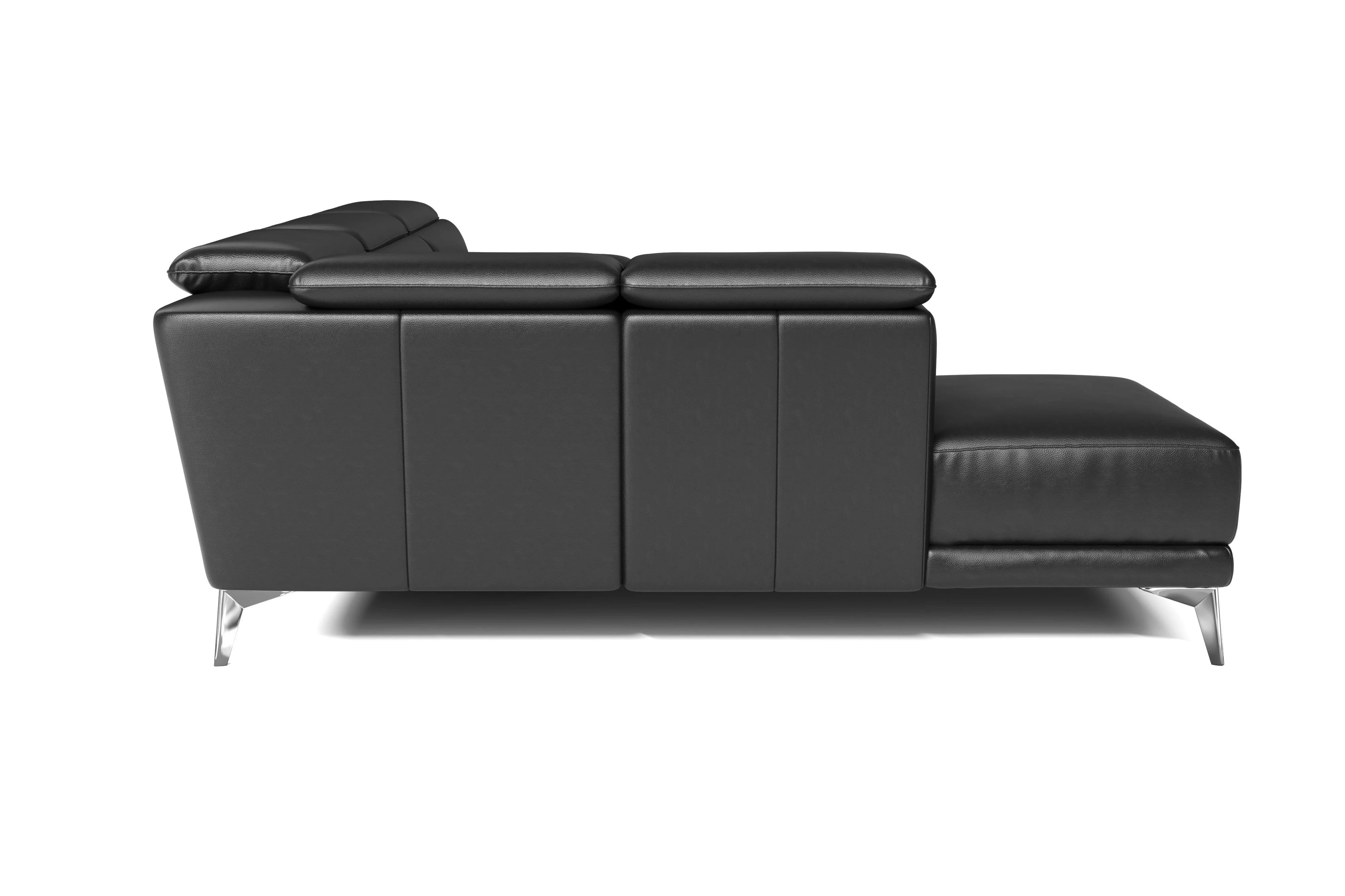 Pista Leather Reclining Sectional Lounge - Image 95