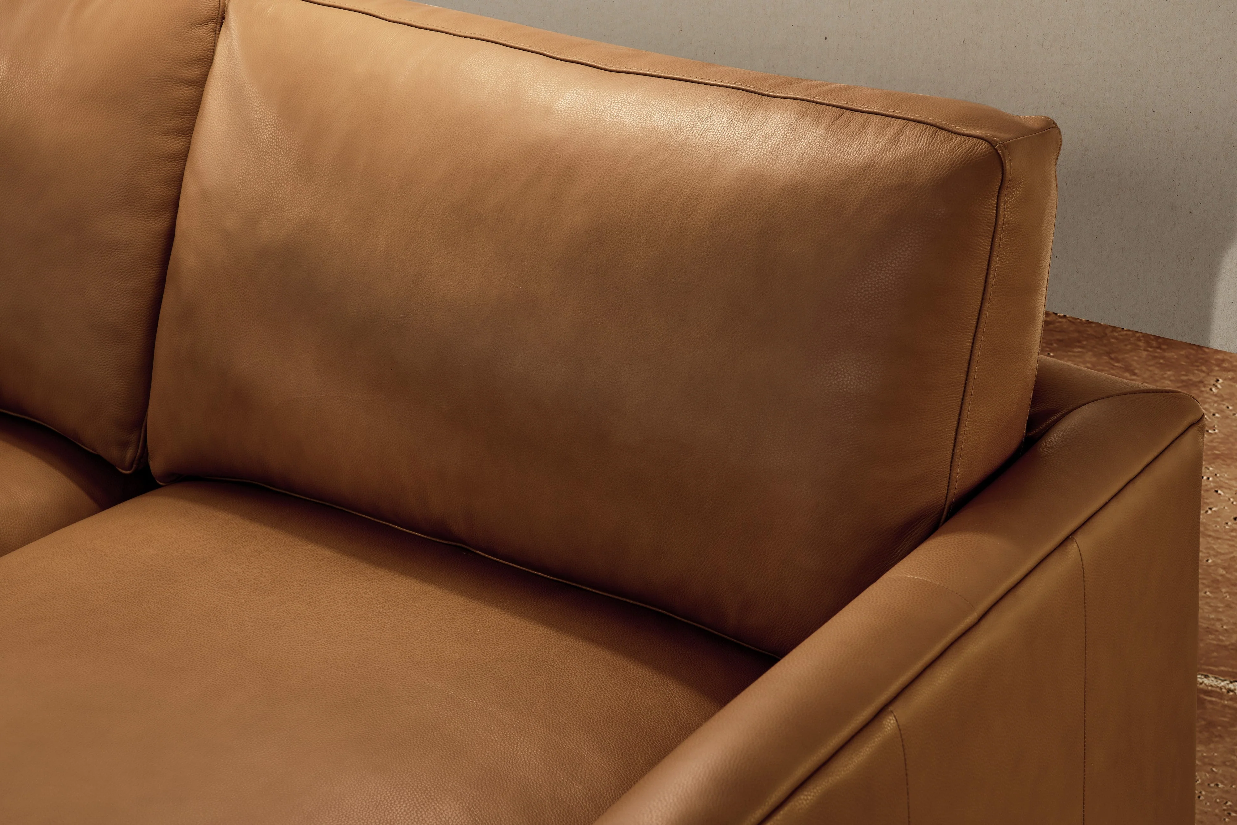 Serena Leather Sectional Lounge - Image 30