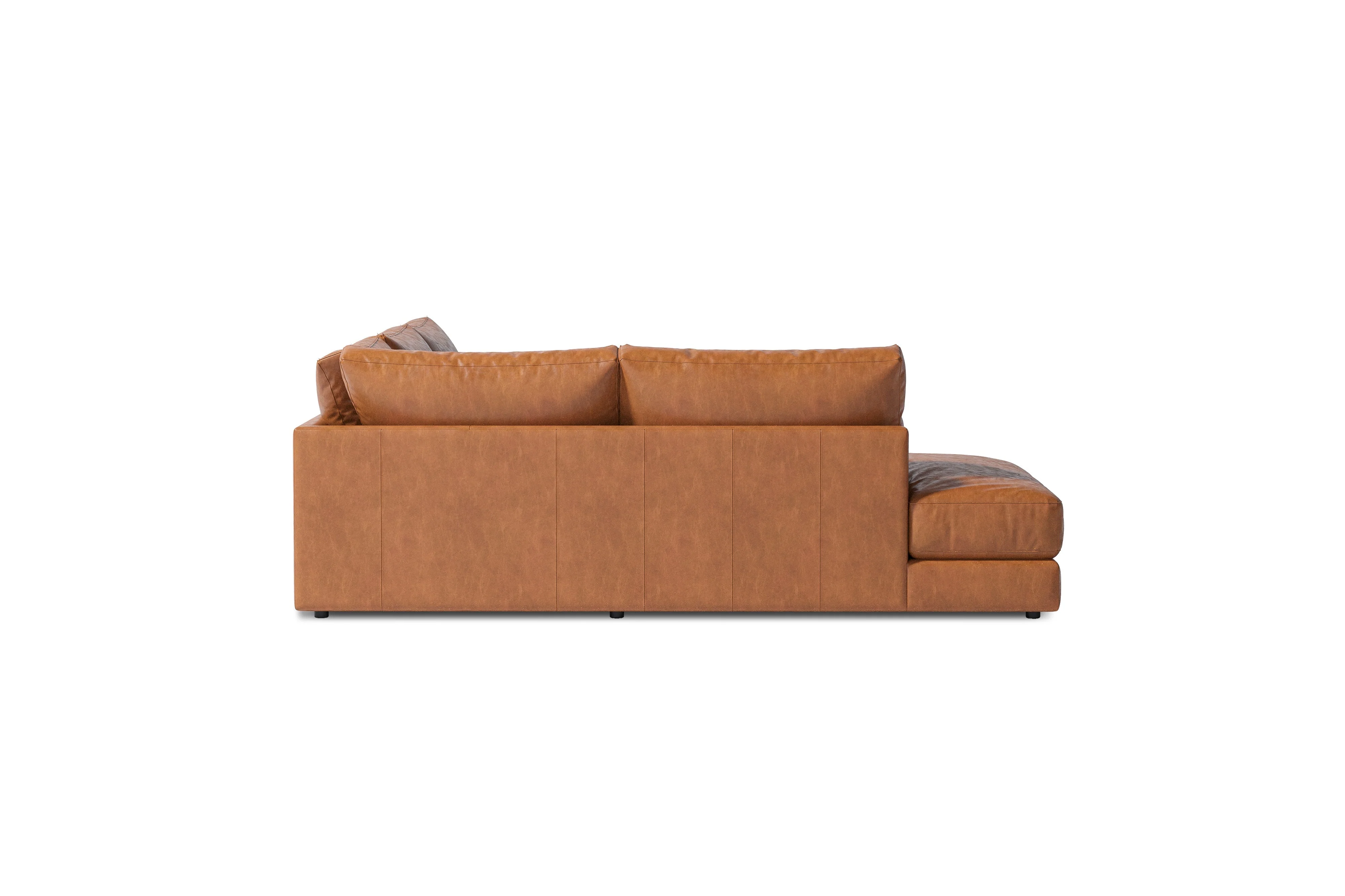 Serena Leather Sectional Lounge - Image 35