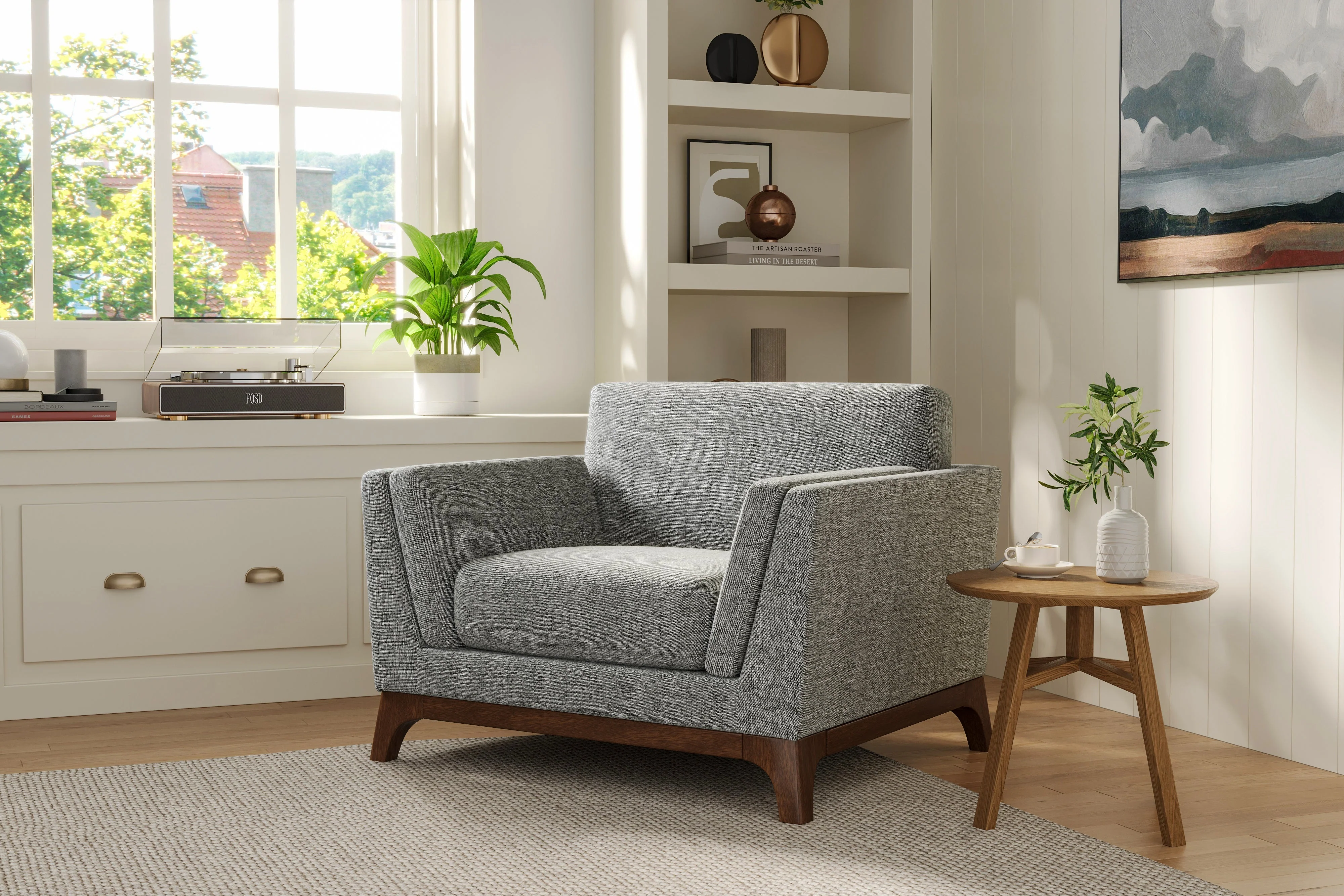 Sintra Fabric Accent Chair - Image 4