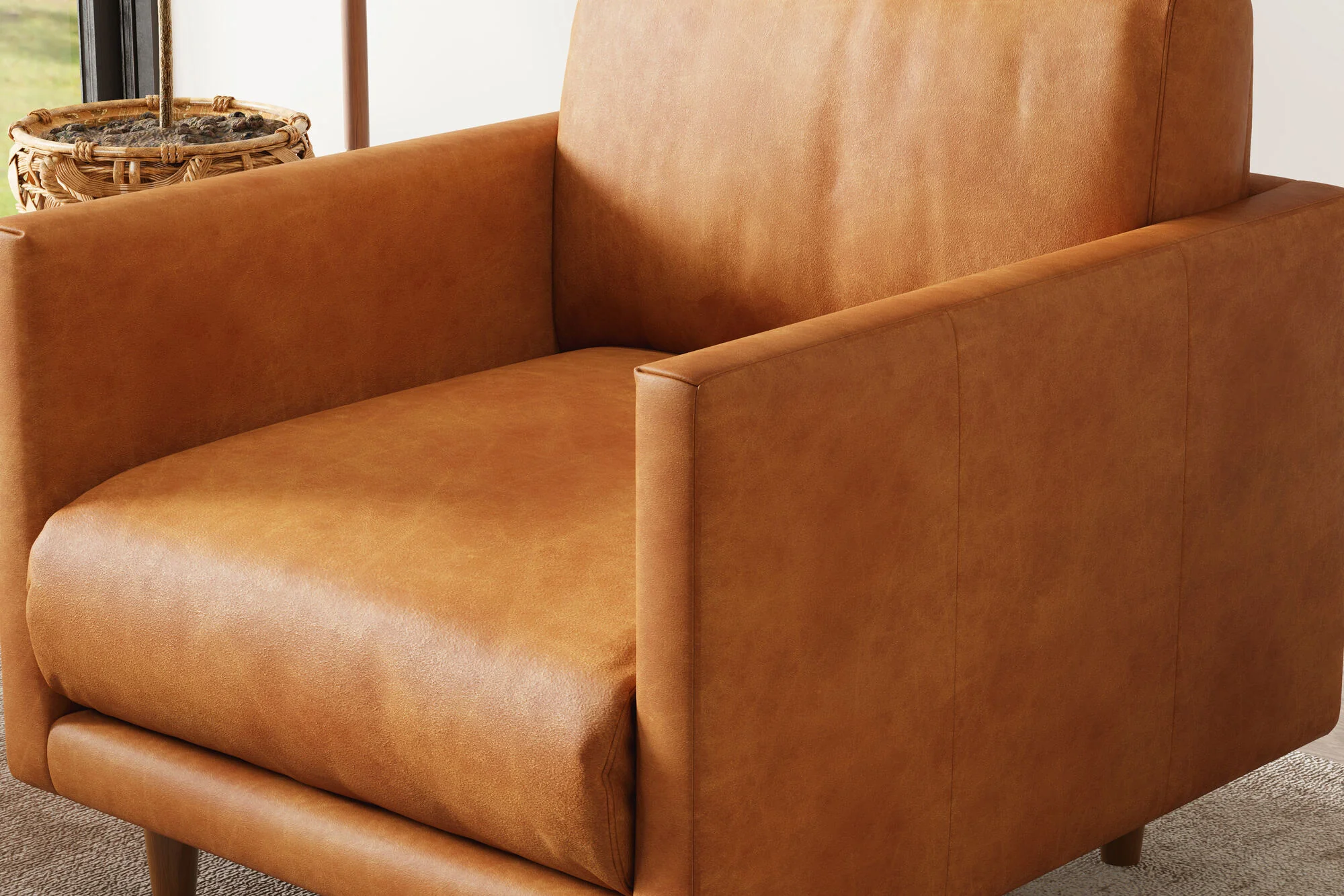 Toulon Leather Accent Chair - Image 5