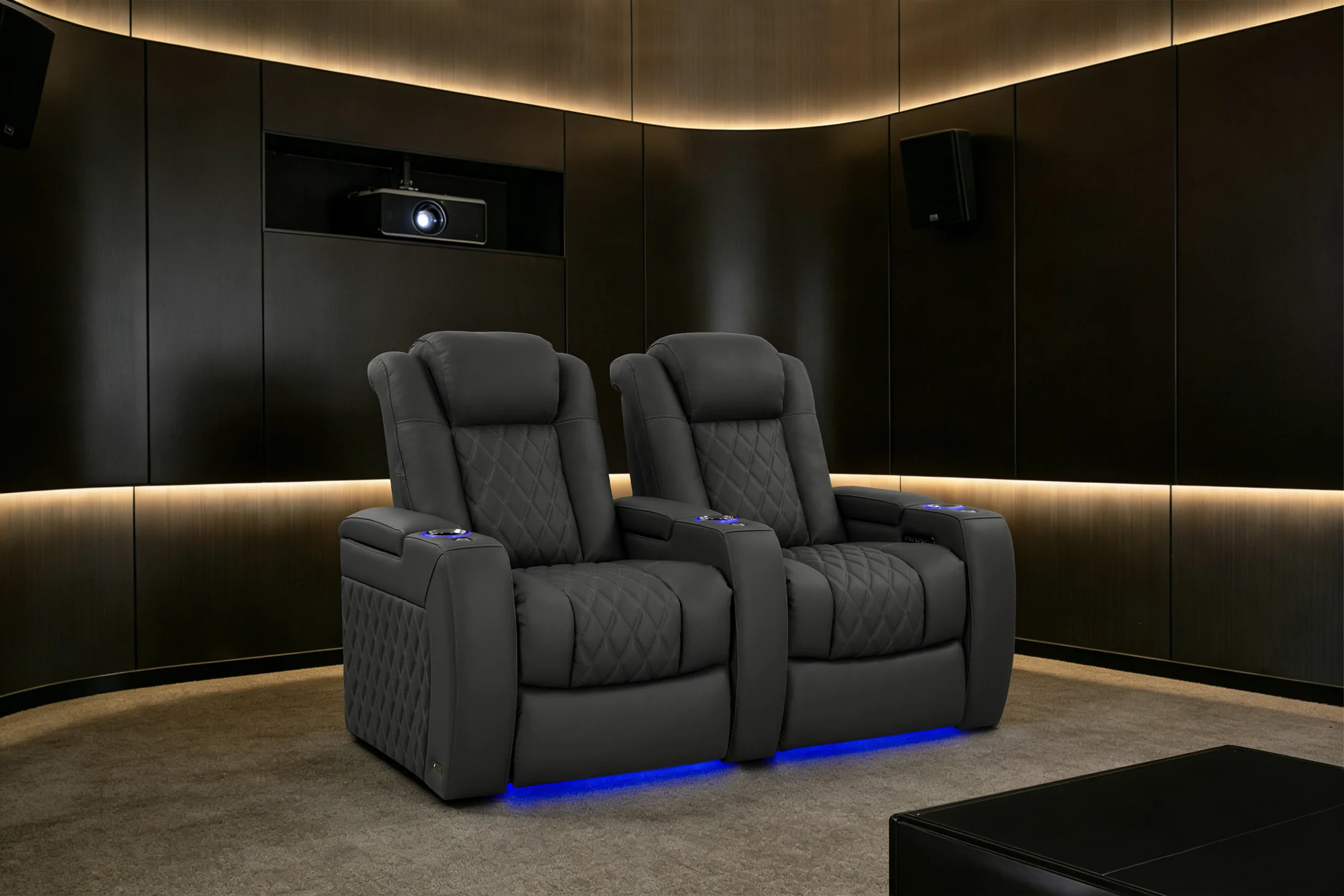 Tuscany Luxury Home Theater Lounge - Image 3