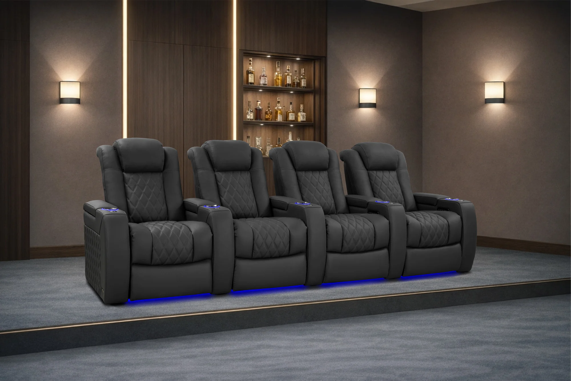 Tuscany Luxury Home Theater Lounge - Image 4