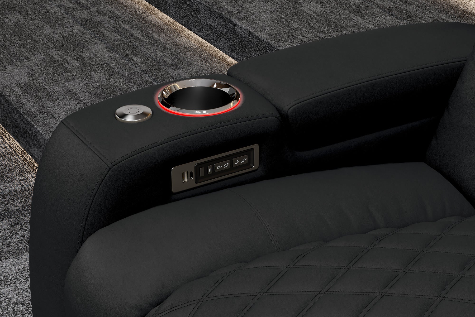 Tuscany Luxury Float™ Zero Gravity Heat & Massage Home Theater Lounge - Image 18