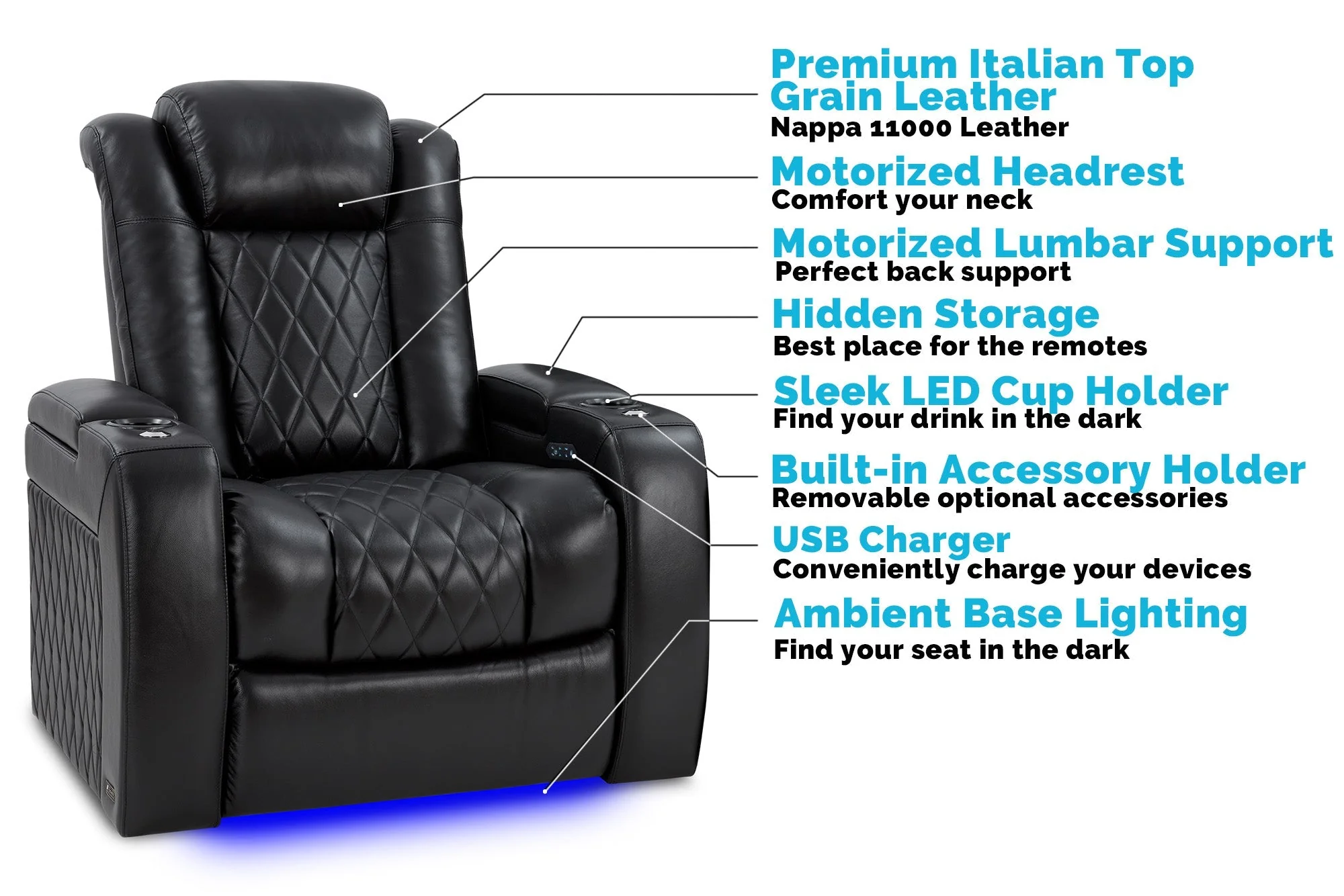 Tuscany XL Original Home Theater Lounge - Image 9