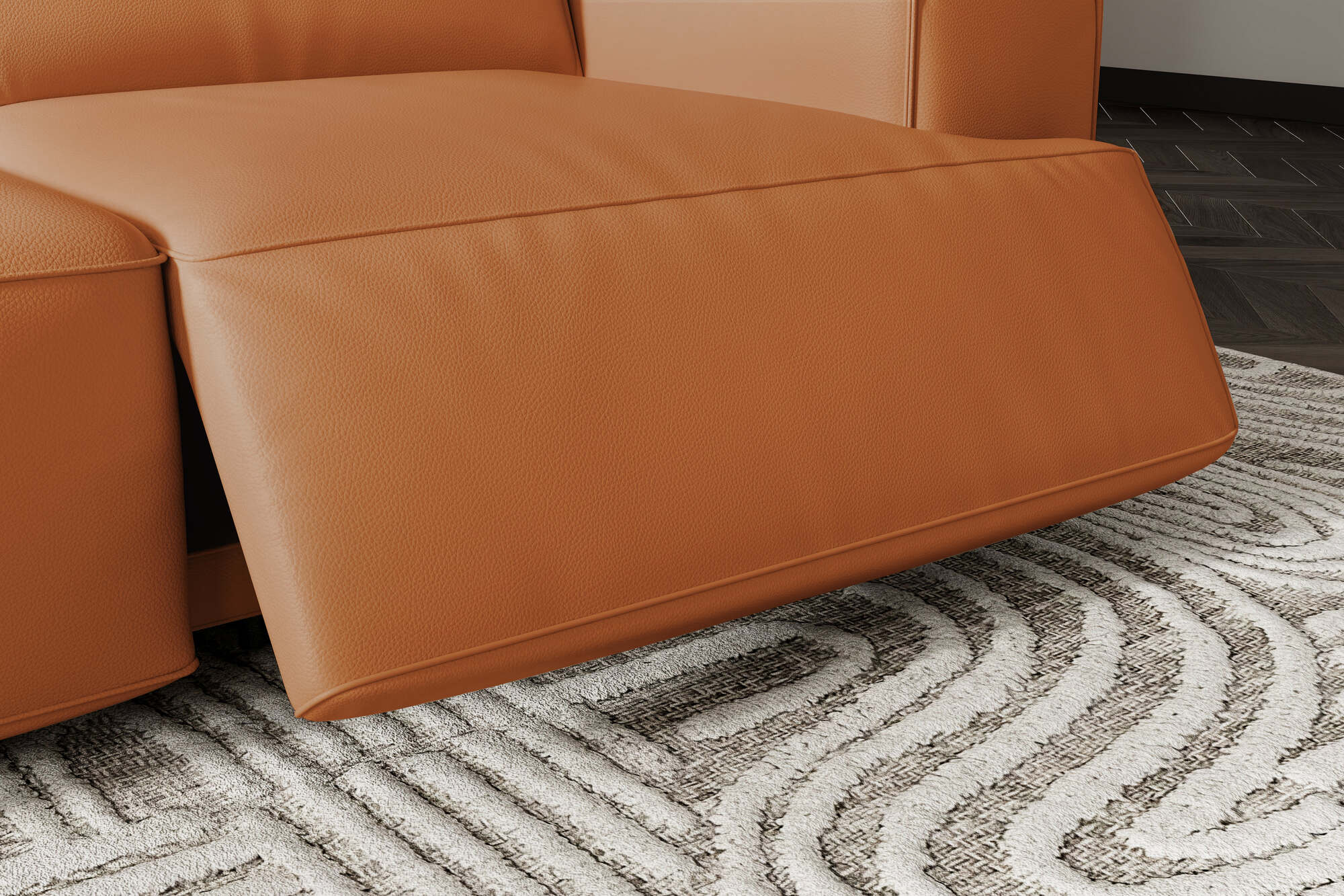 Valentina Leather Corner Recliner Sectional - Image 6