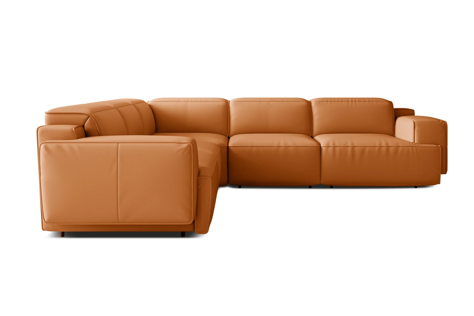 Valentina Leather Corner Recliner Sectional - Image 8