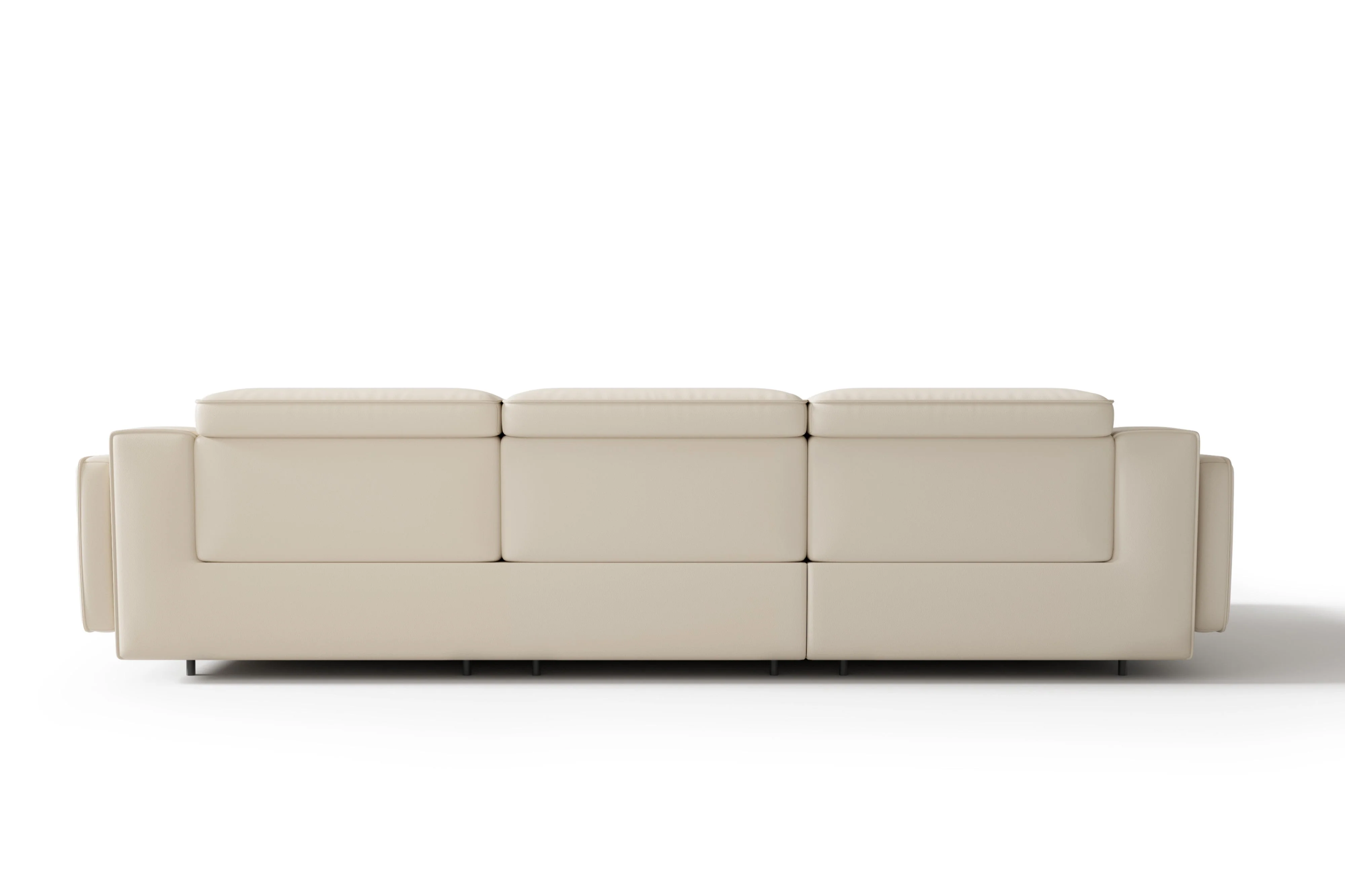 Valentina Leather Recliner Sectional Lounge - Image 16