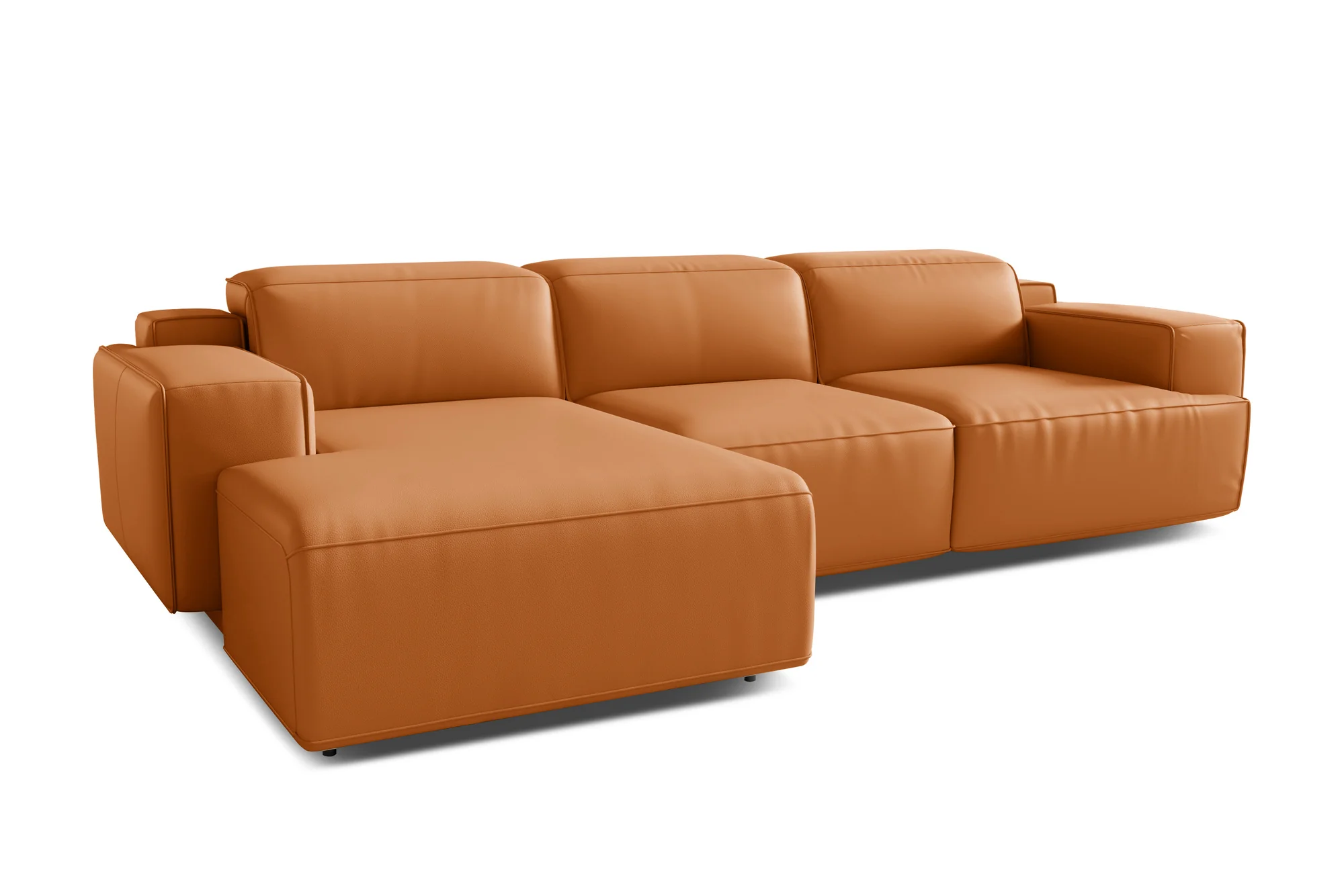 Valentina Leather Recliner Sectional Lounge - Image 17