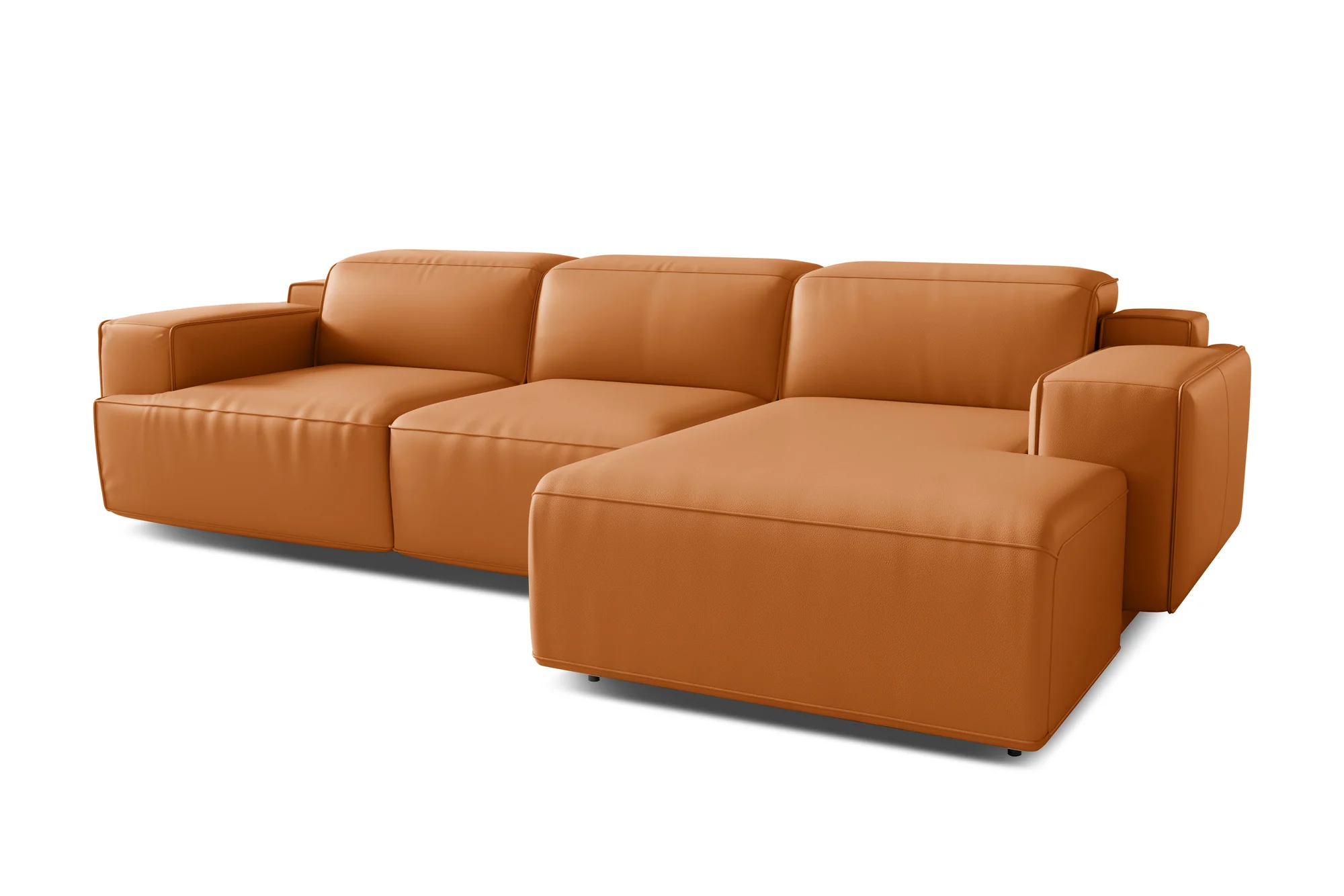 Valentina Leather Recliner Sectional Lounge - Image 25