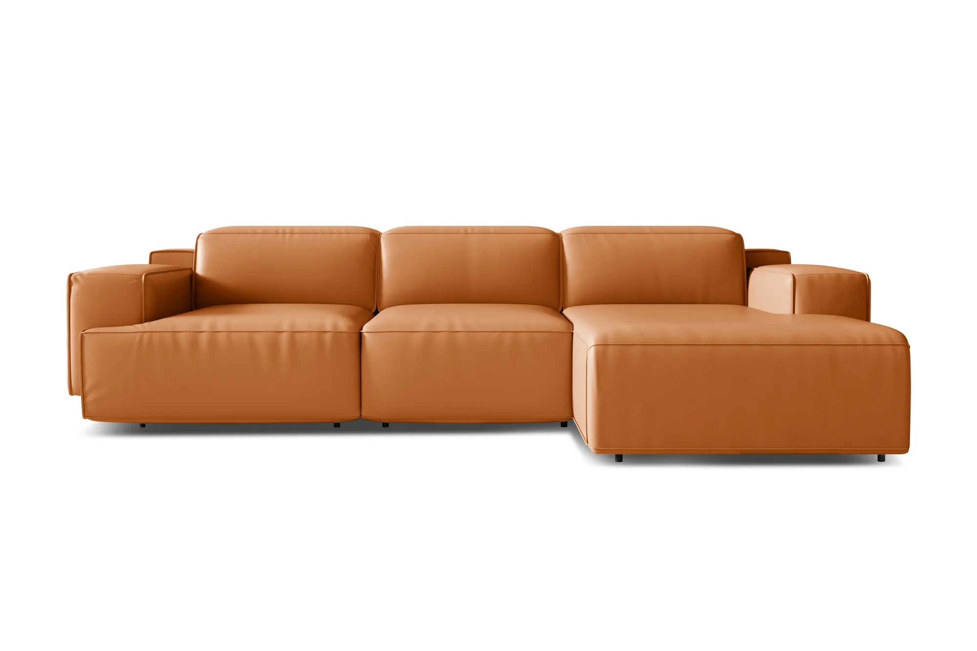 Valentina Leather Recliner Sectional Lounge - Image 30