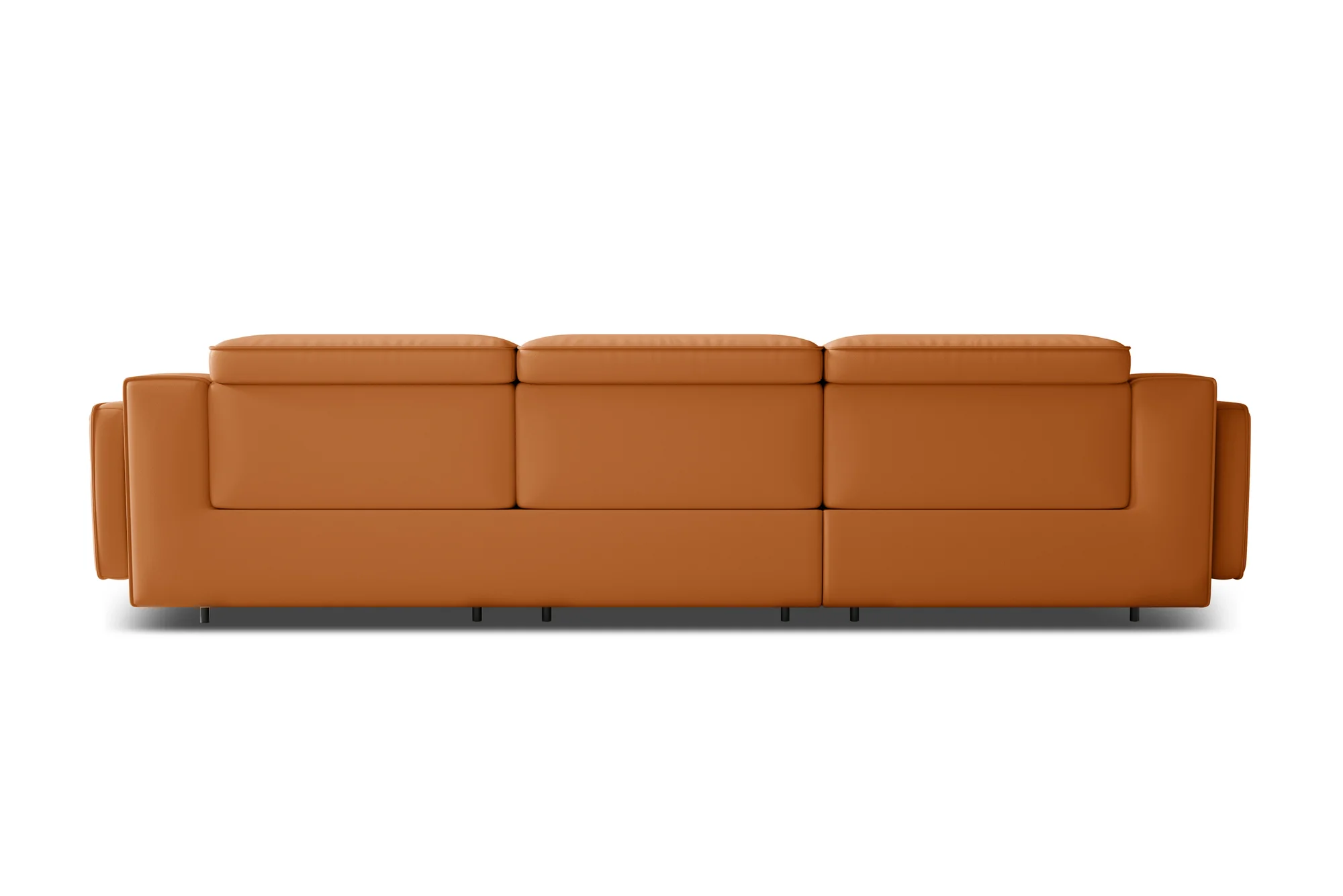 Valentina Leather Recliner Sectional Lounge - Image 32