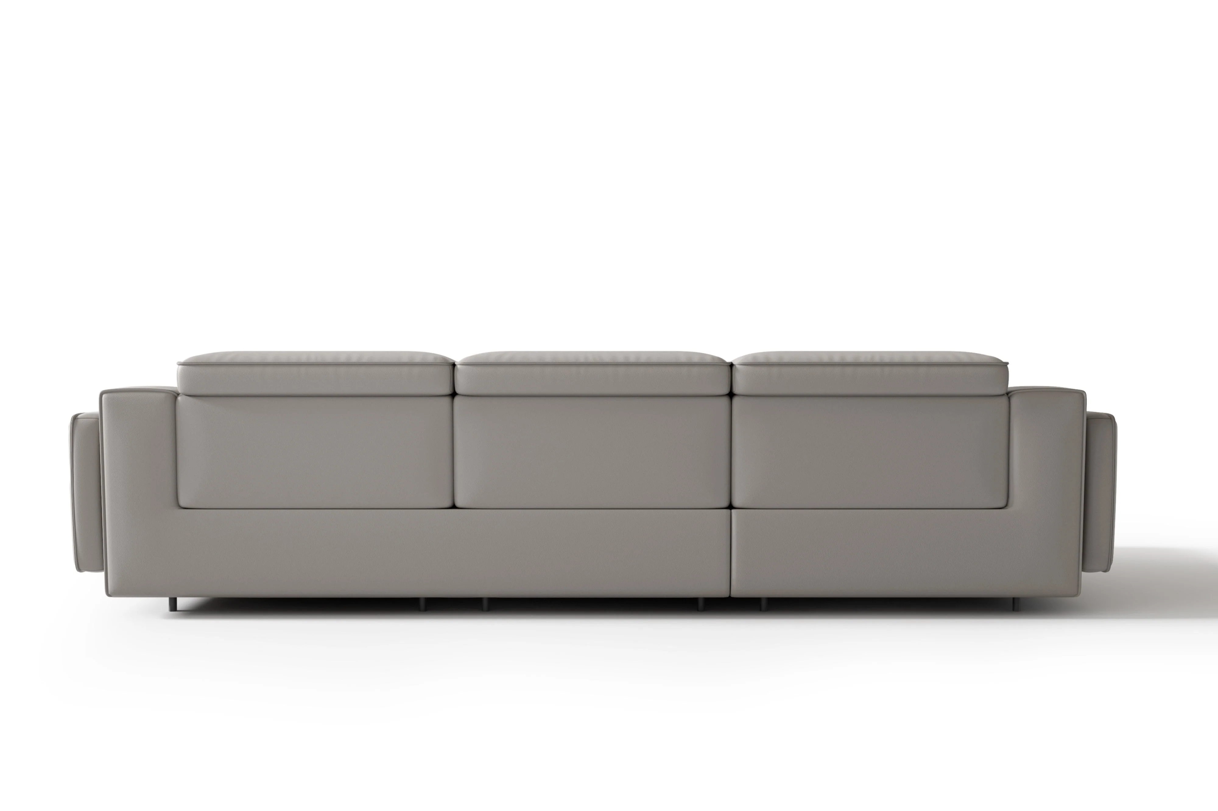 Valentina Leather Recliner Sectional Lounge - Image 64