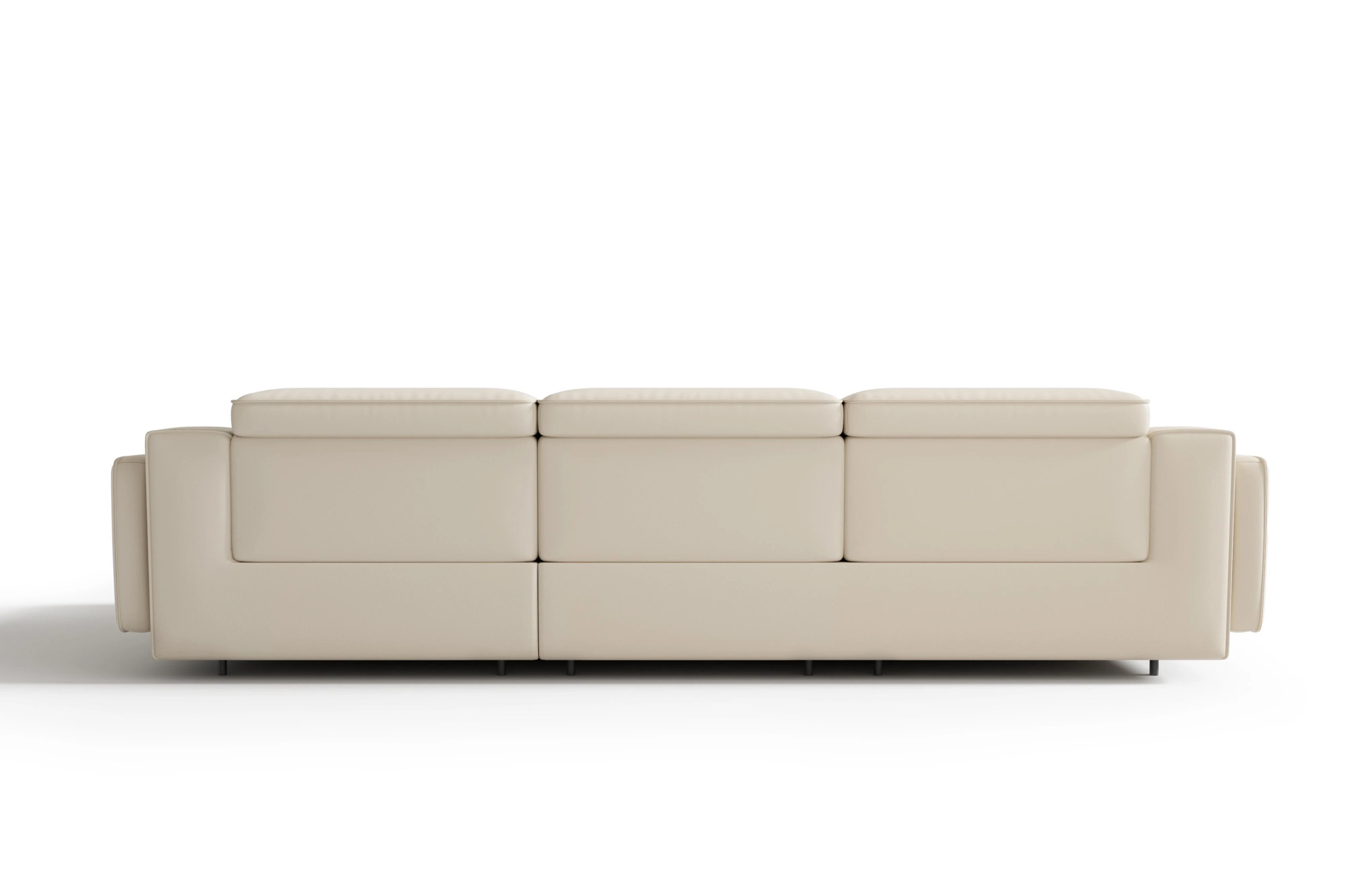 Valentina Leather Recliner Sectional Lounge - Image 8