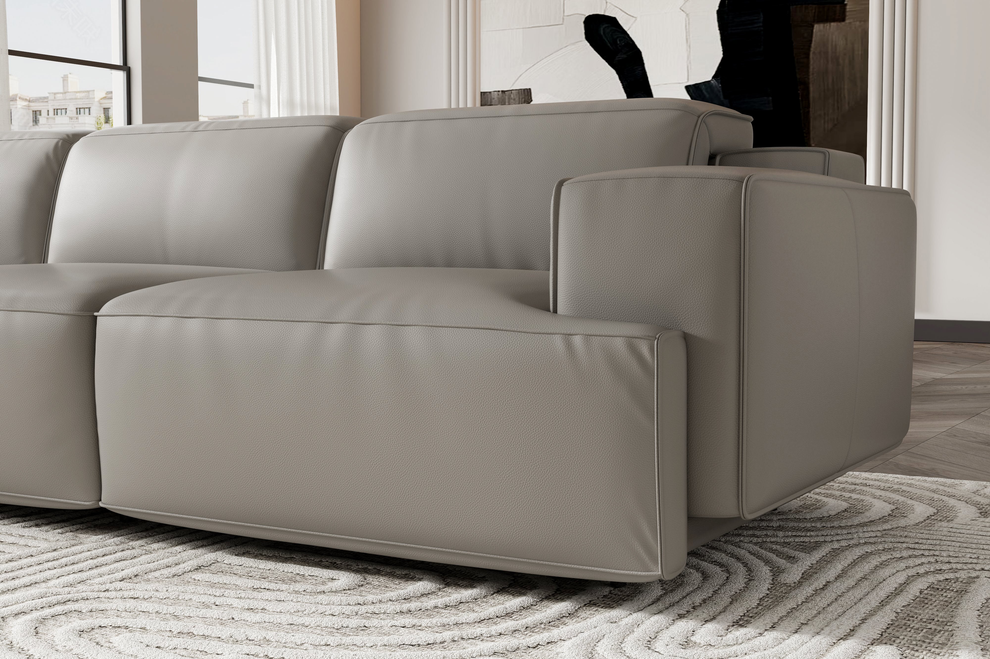 Valentina Leather Recliner Lounge - Image 60