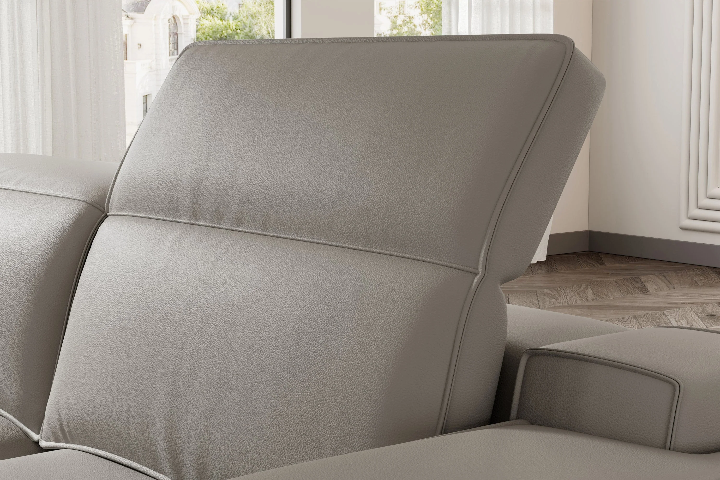 Valentina Leather Recliner Lounge - Image 69