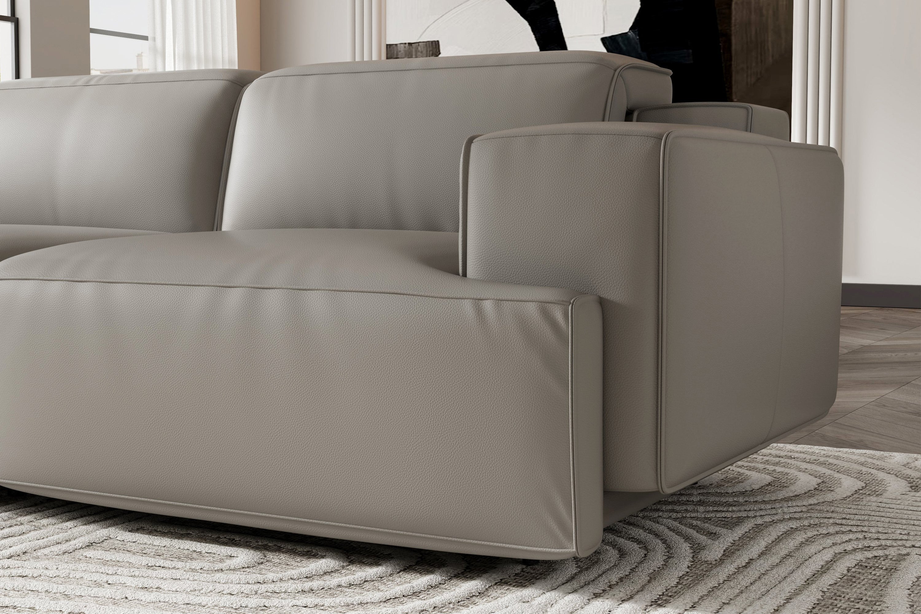 Valentina Leather Recliner Lounge - Image 70