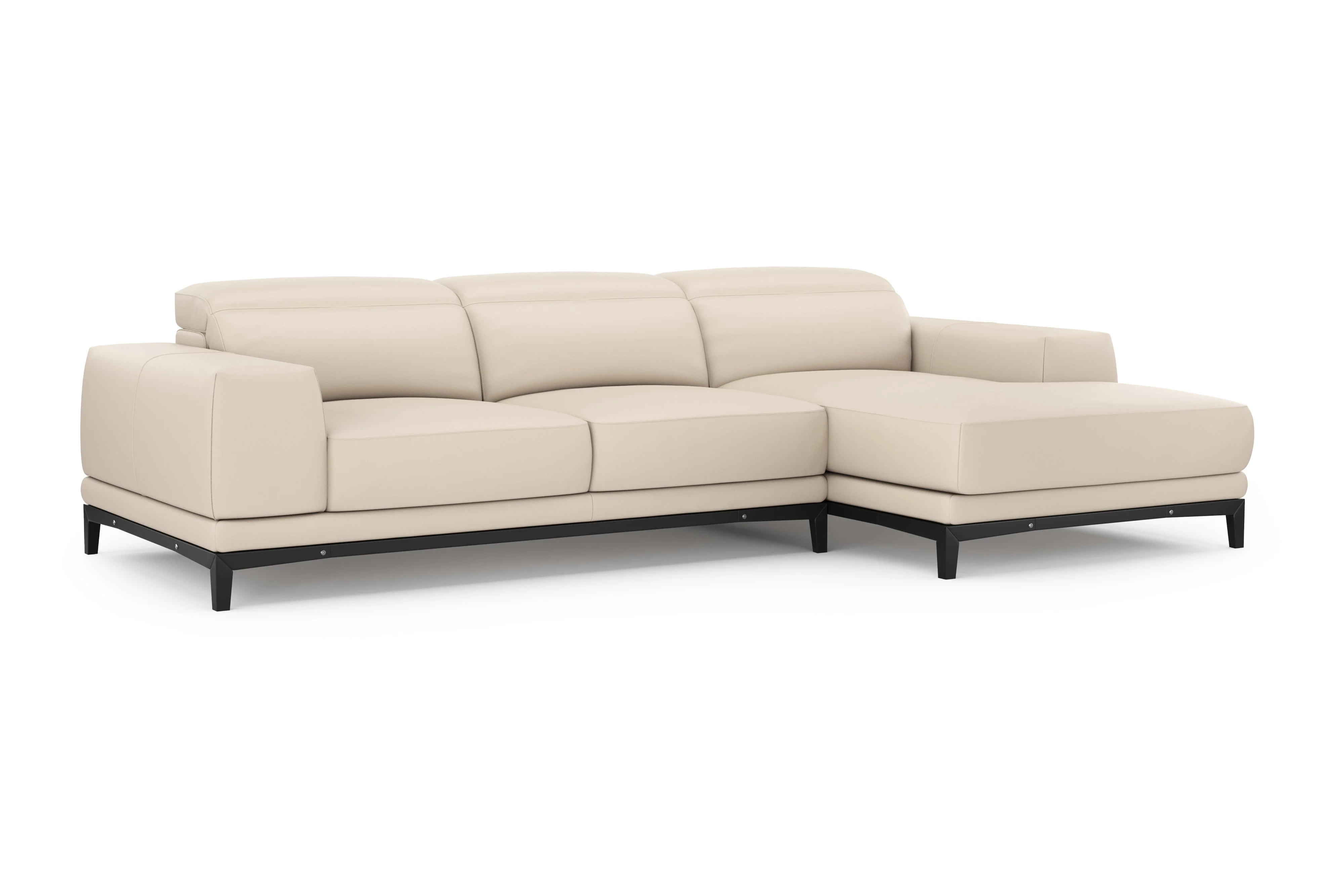 Valletta Leather Sectional Lounge - Image 13