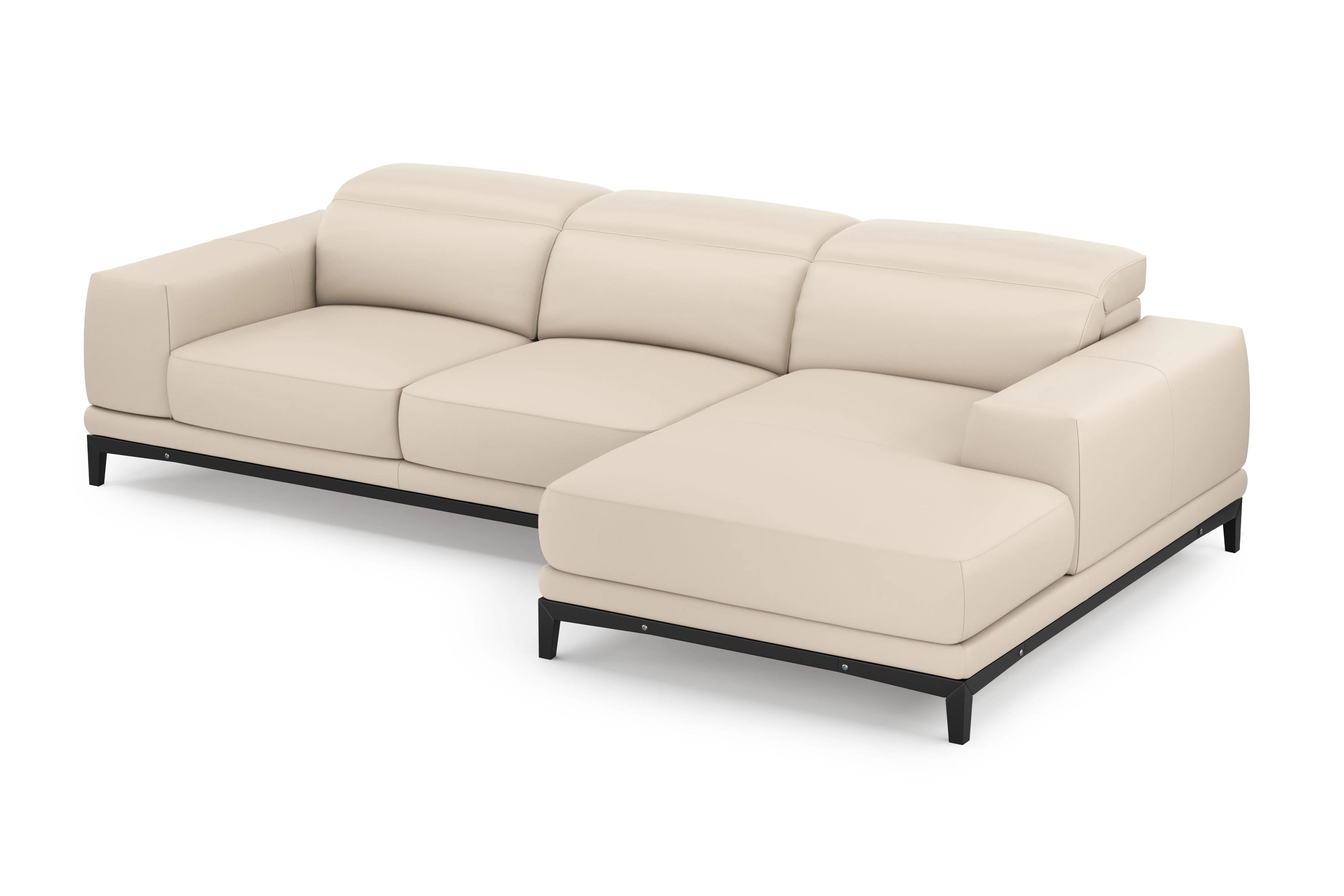 Valletta Leather Sectional Lounge - Image 20
