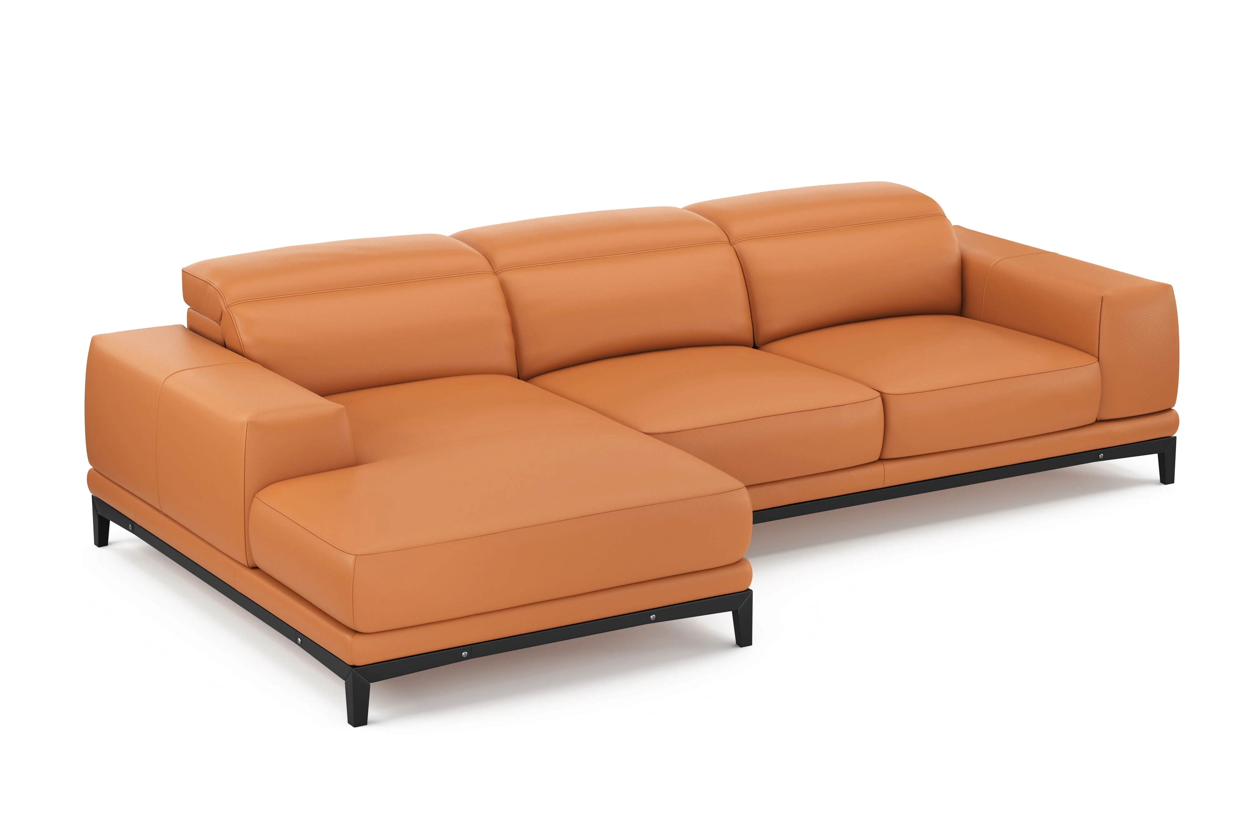 Valletta Leather Sectional Lounge - Image 31