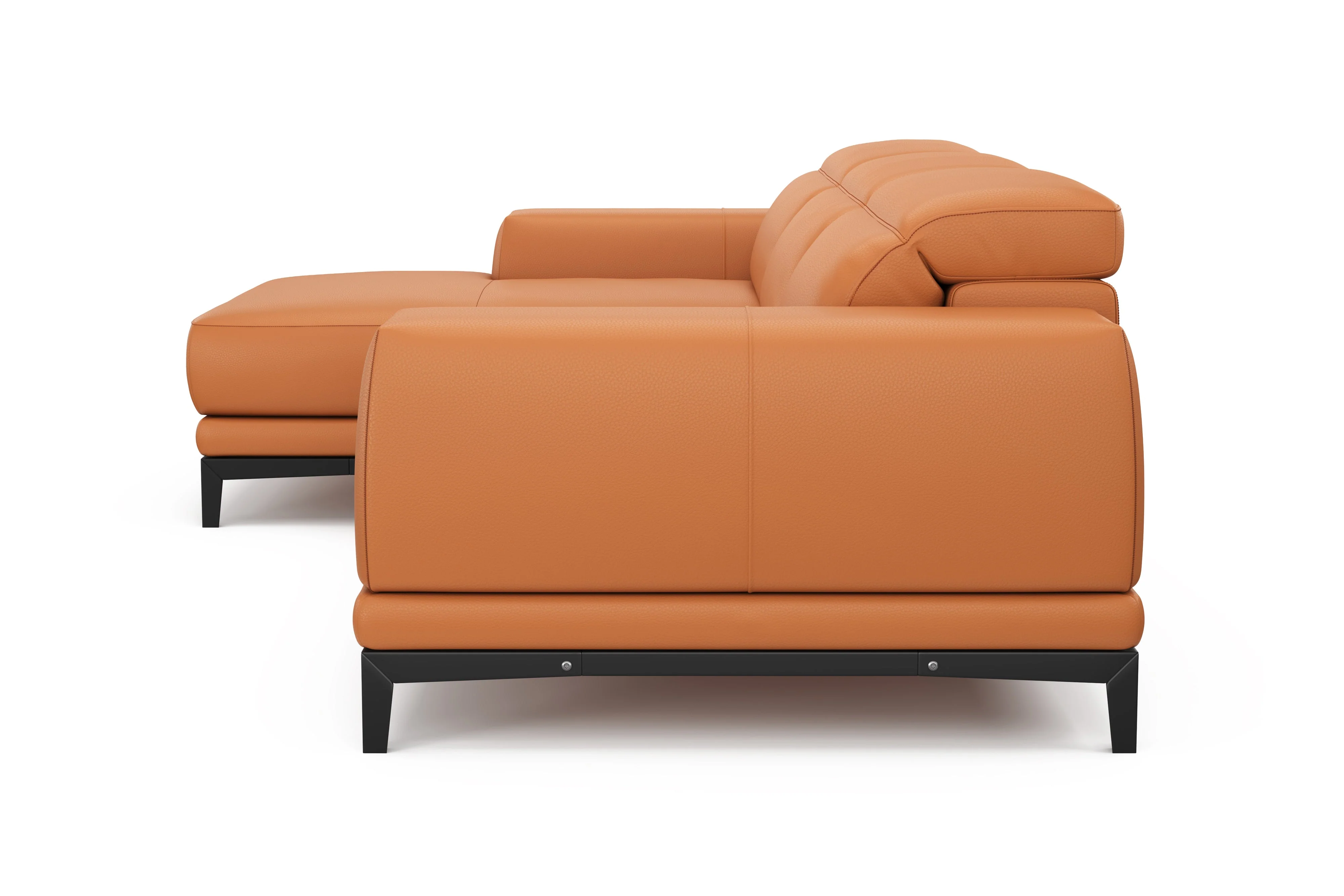Valletta Leather Sectional Lounge - Image 32